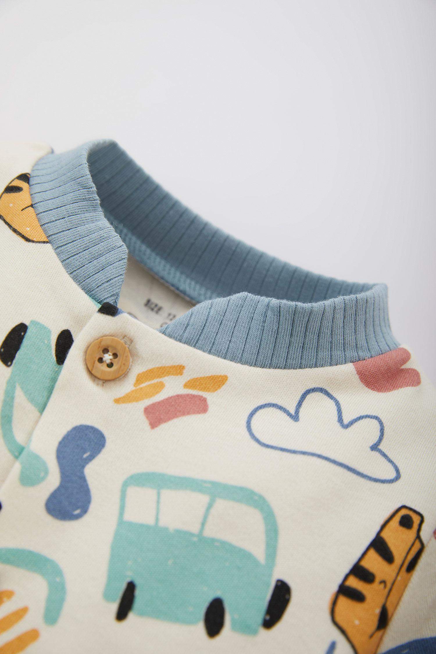 Сәби Ұл ұзын жеңді Комбинезон