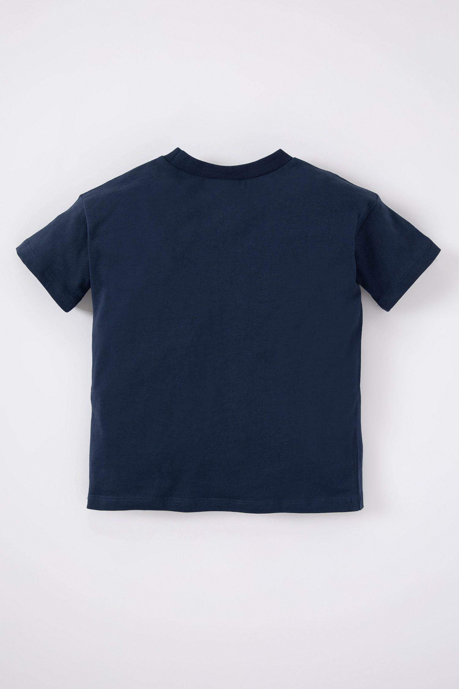 Baby Boy Palm Pattern Short Sleeve T-Shirt