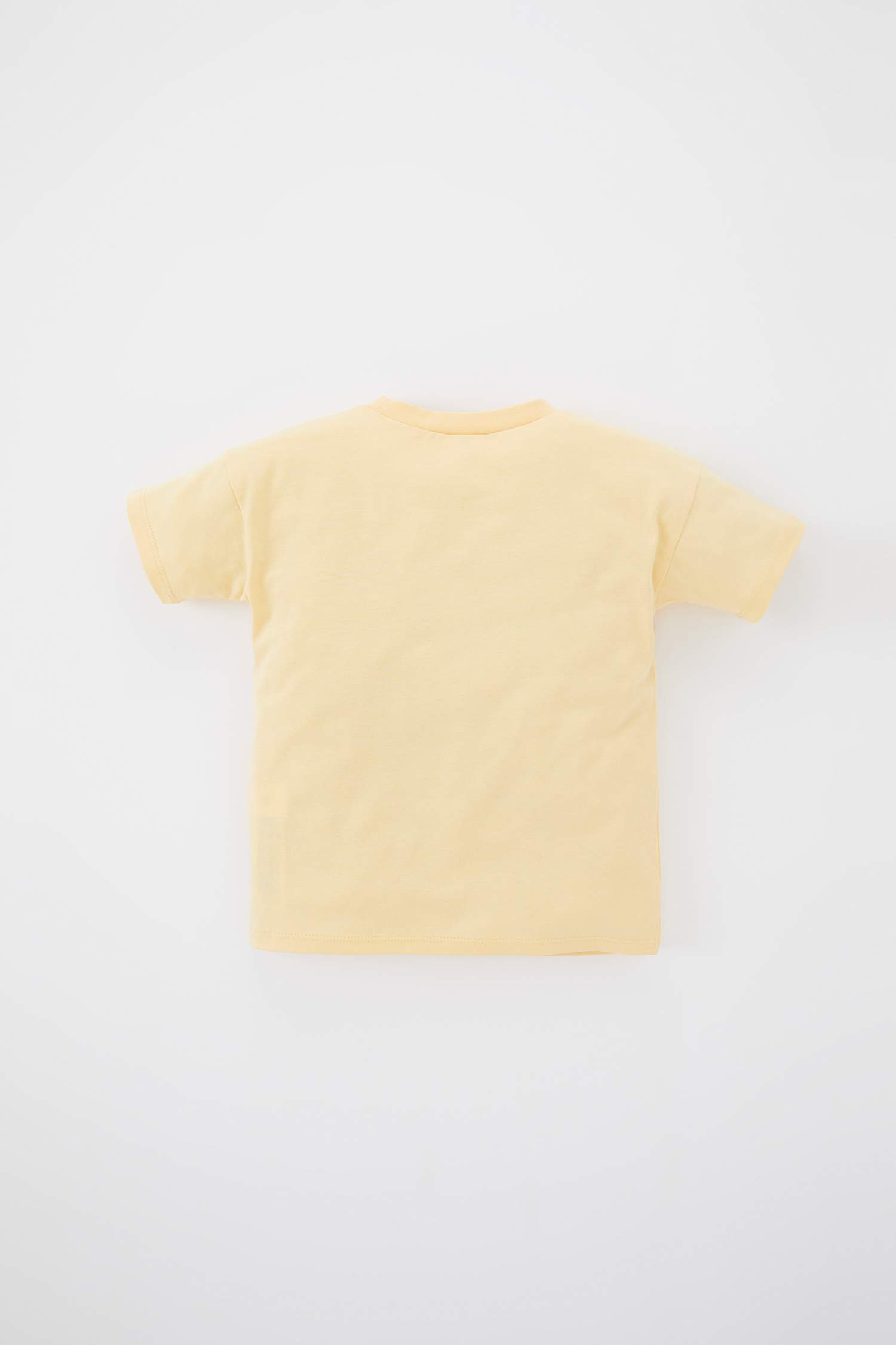Yellow BABY BOY Baby Boy Regular Fit Palm Pattern Short Sleeve TShirt
