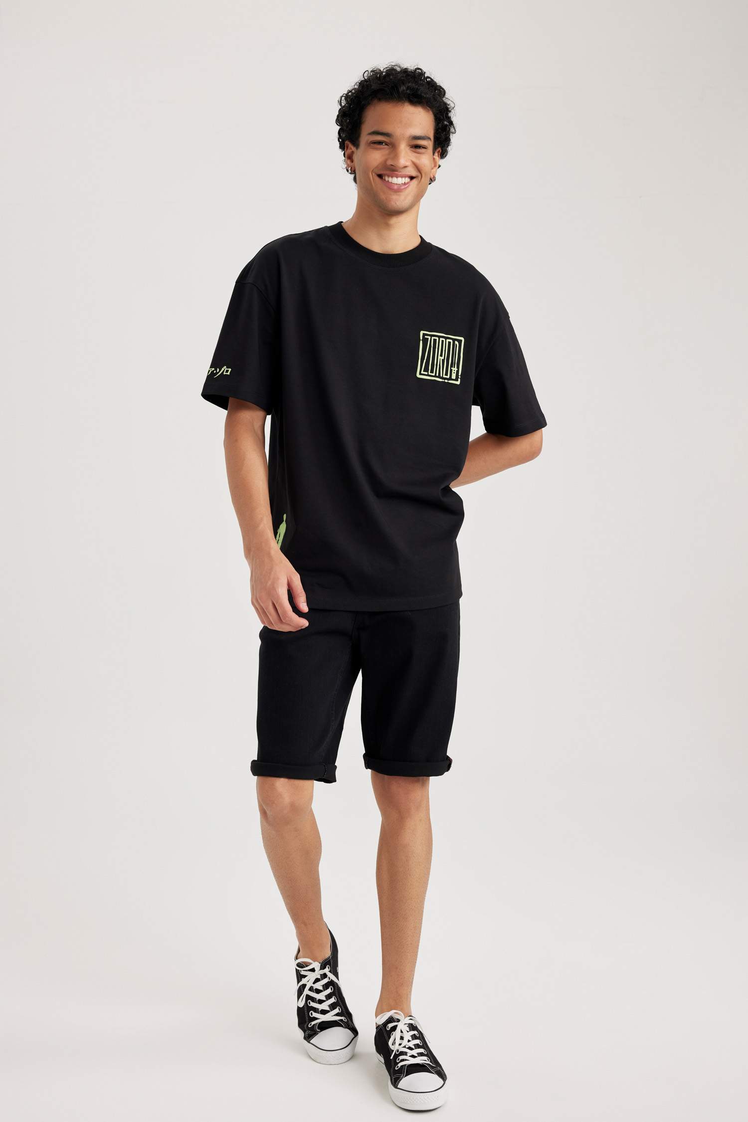 Comfort Fit One Piece Crew Neck Printed Short Sleeve T-Shirt