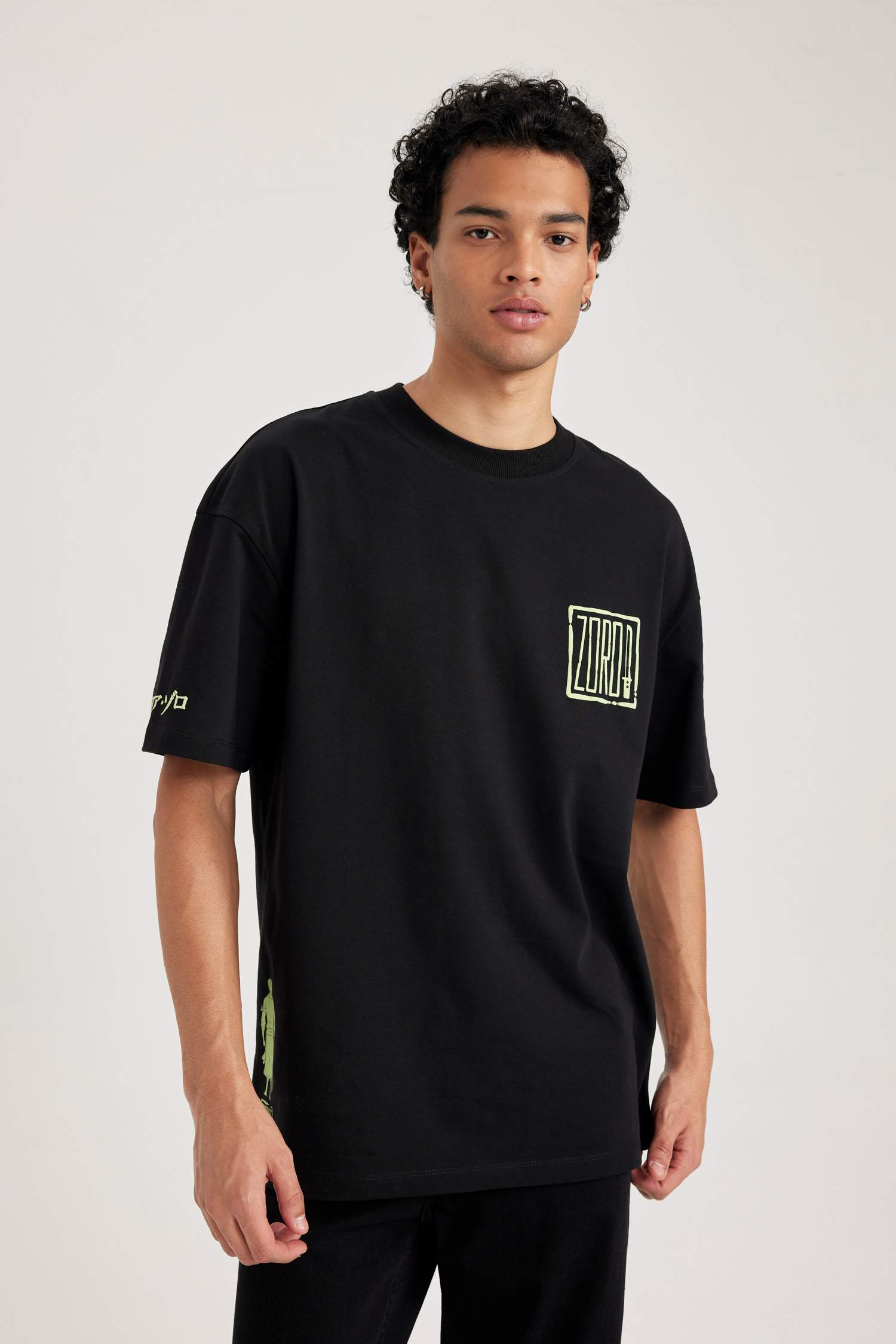 Comfort Fit One Piece Crew Neck Printed Short Sleeve T-Shirt