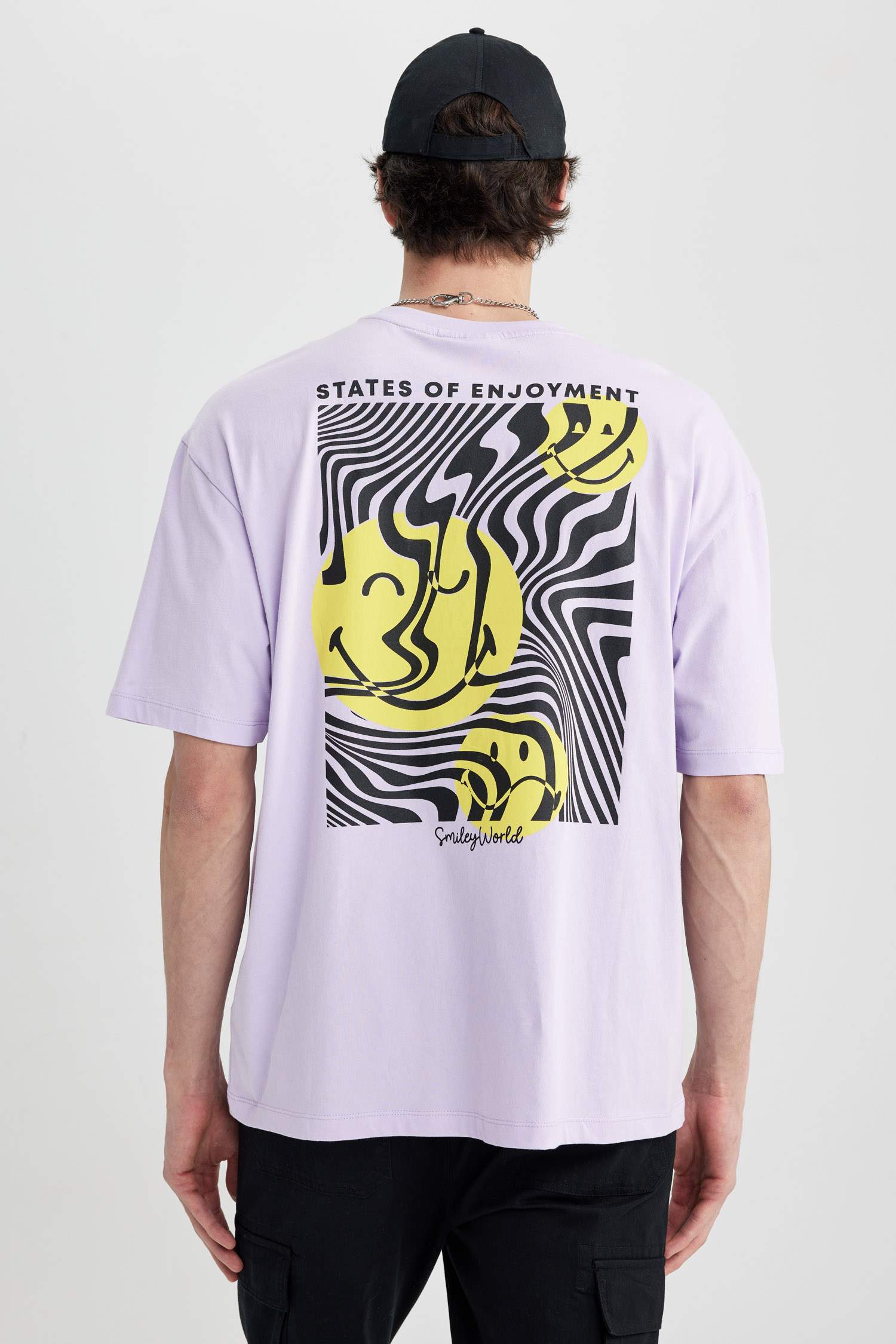 SmileyWorld дөңгелек жаға үлкен Қысқа жеңді футболка