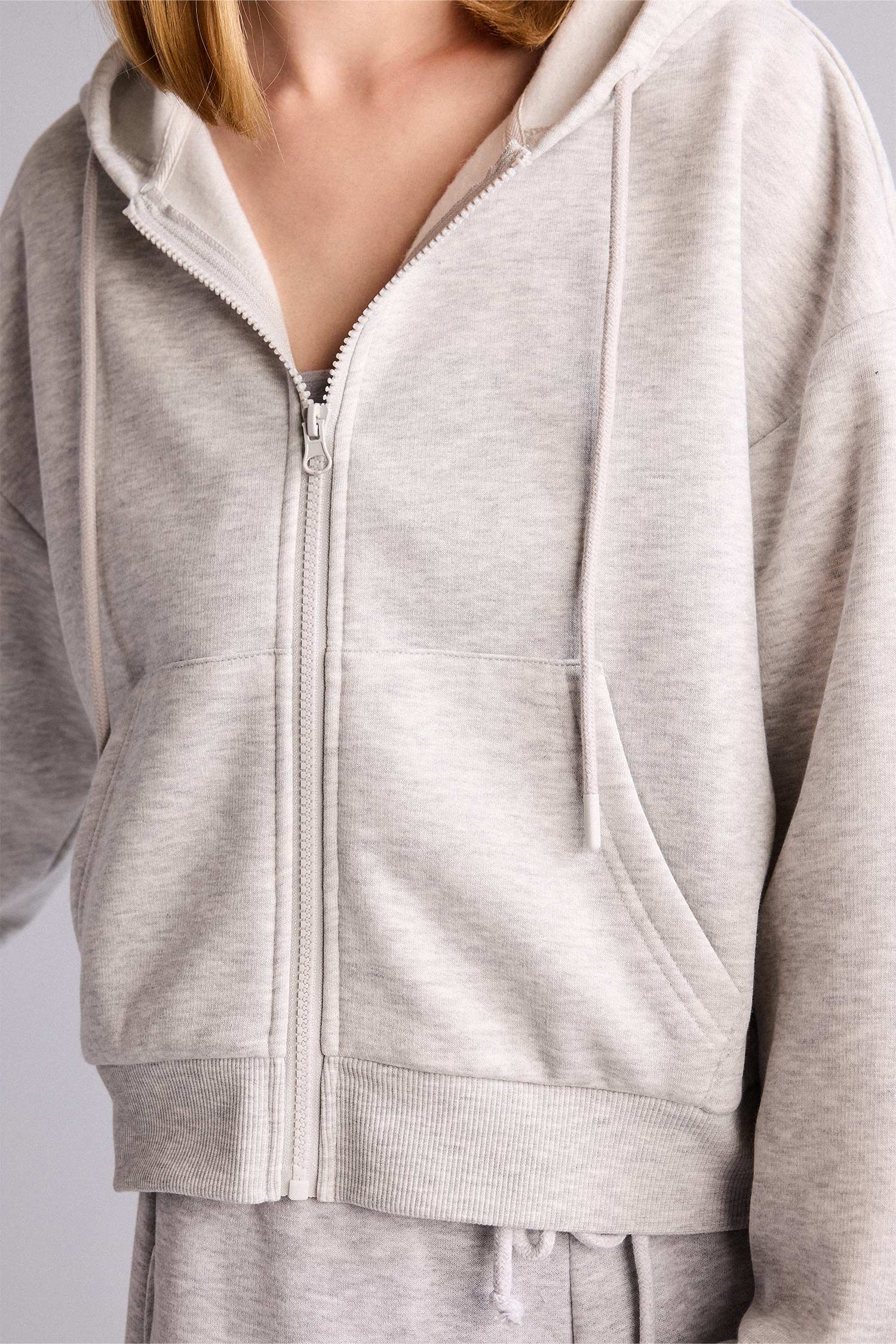 DeFacto Cropped Fıt Sweatshirt Hırka görsel 4