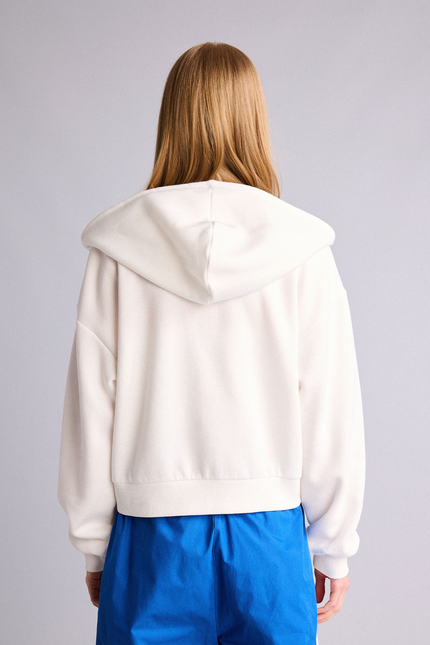 DeFacto Cropped Fit Fermuarlı Sweatshirt görsel 4