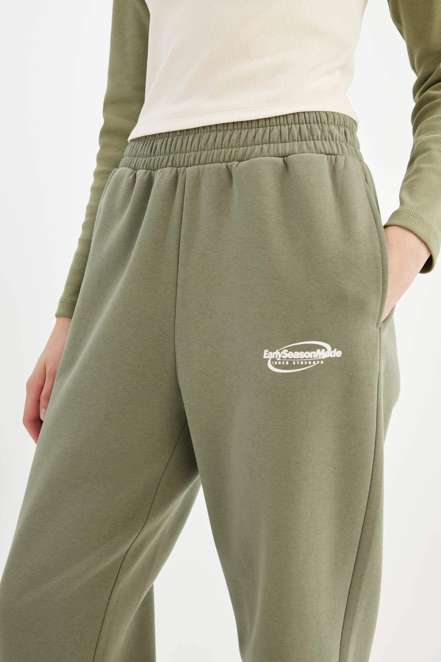 Coool Jogger Eşofman Altı Beli Paçası Lastikli Basic Düz Cepli