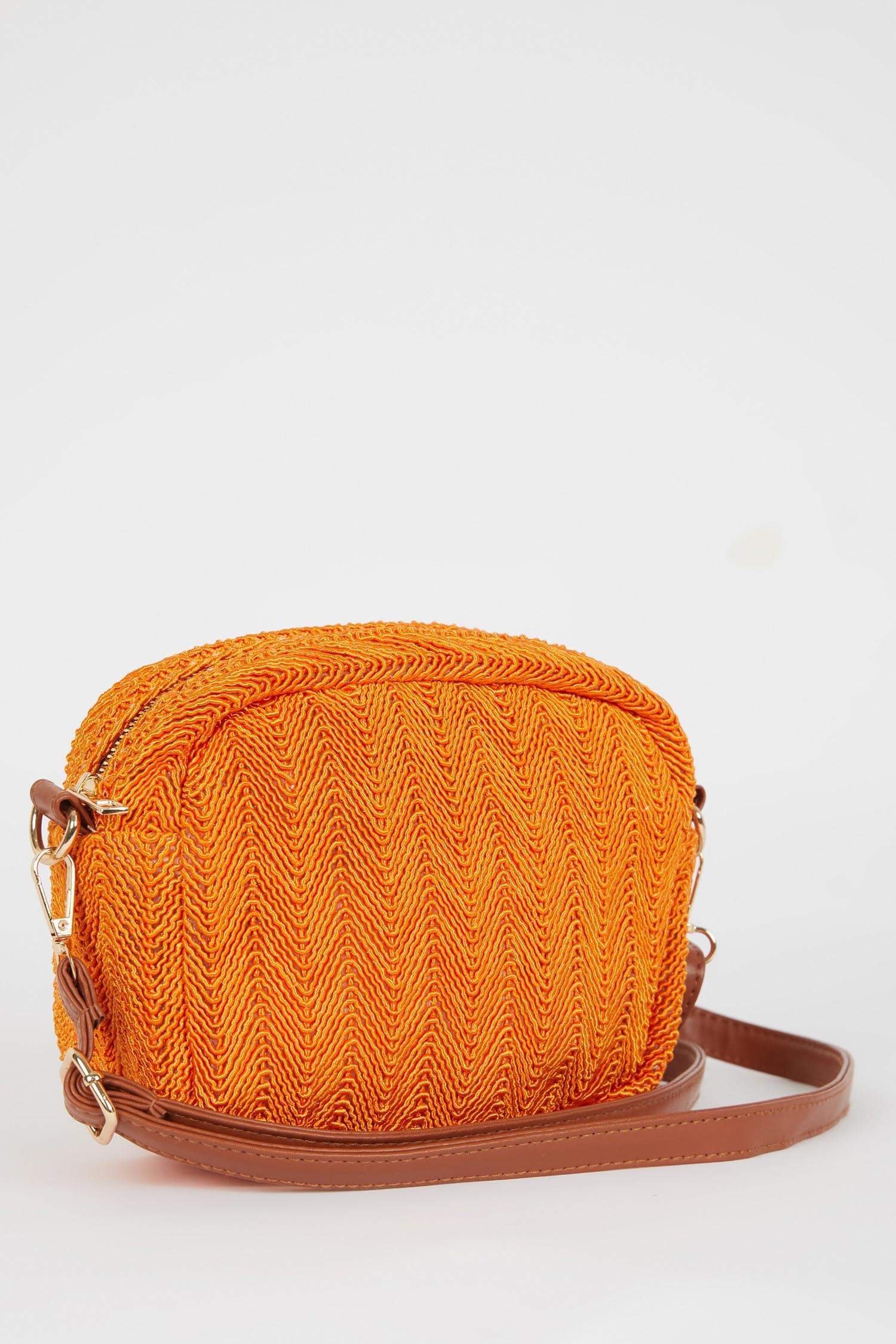Orange WOMEN Faux Leather Crossbody Bag 2723110 | DeFacto