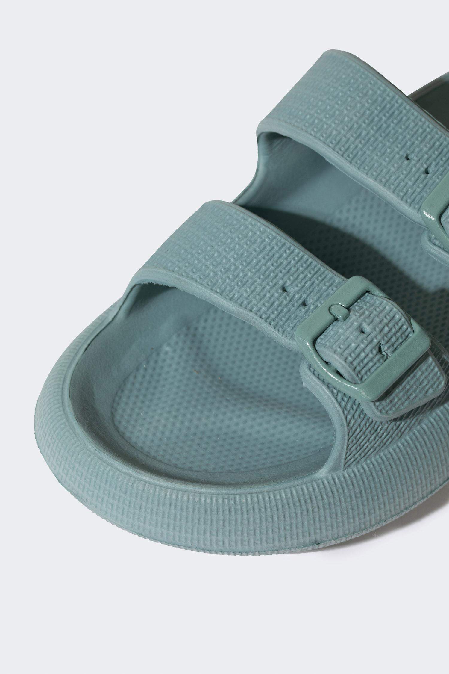 Erkek Kalın Taban Çift Bantlı Eva Terlik