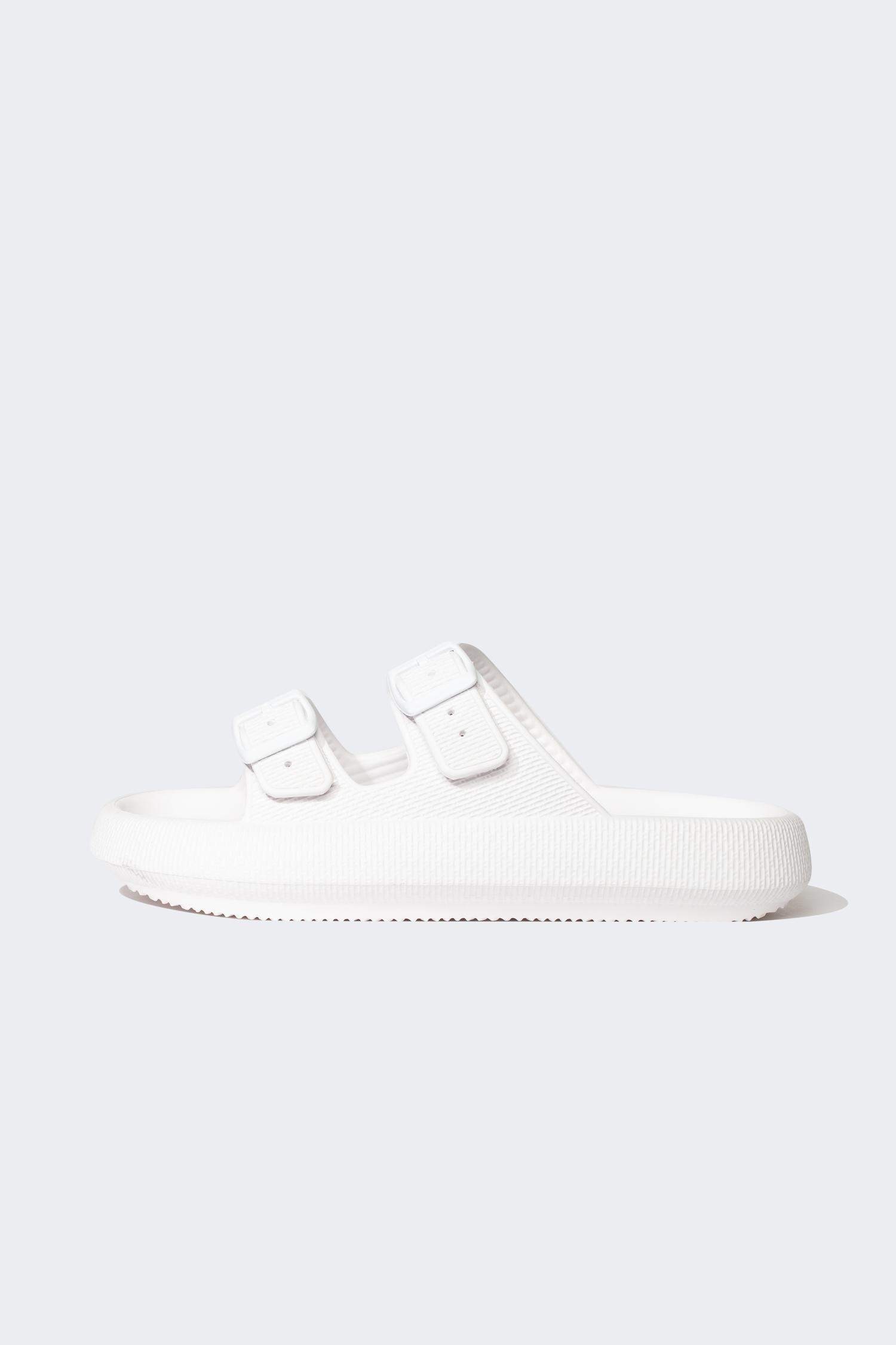 شبشب رجالي إيفا بكعب سميك بشريط مزدوج