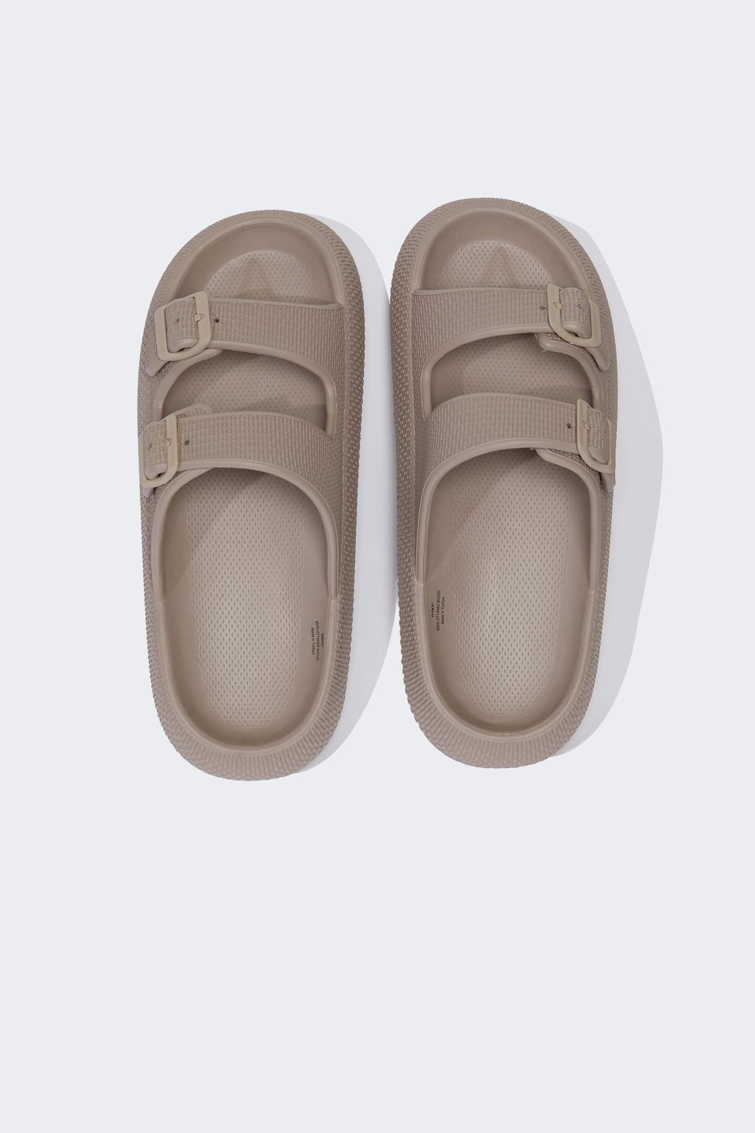 Erkek Kalın Taban Çift Bantlı Eva Terlik