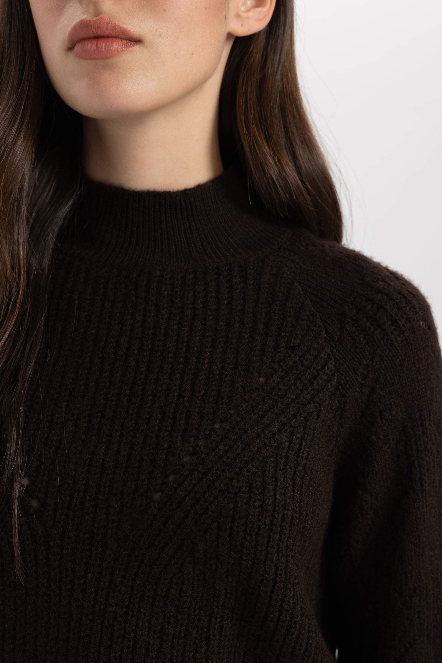 Туника свободного кроя с воротником