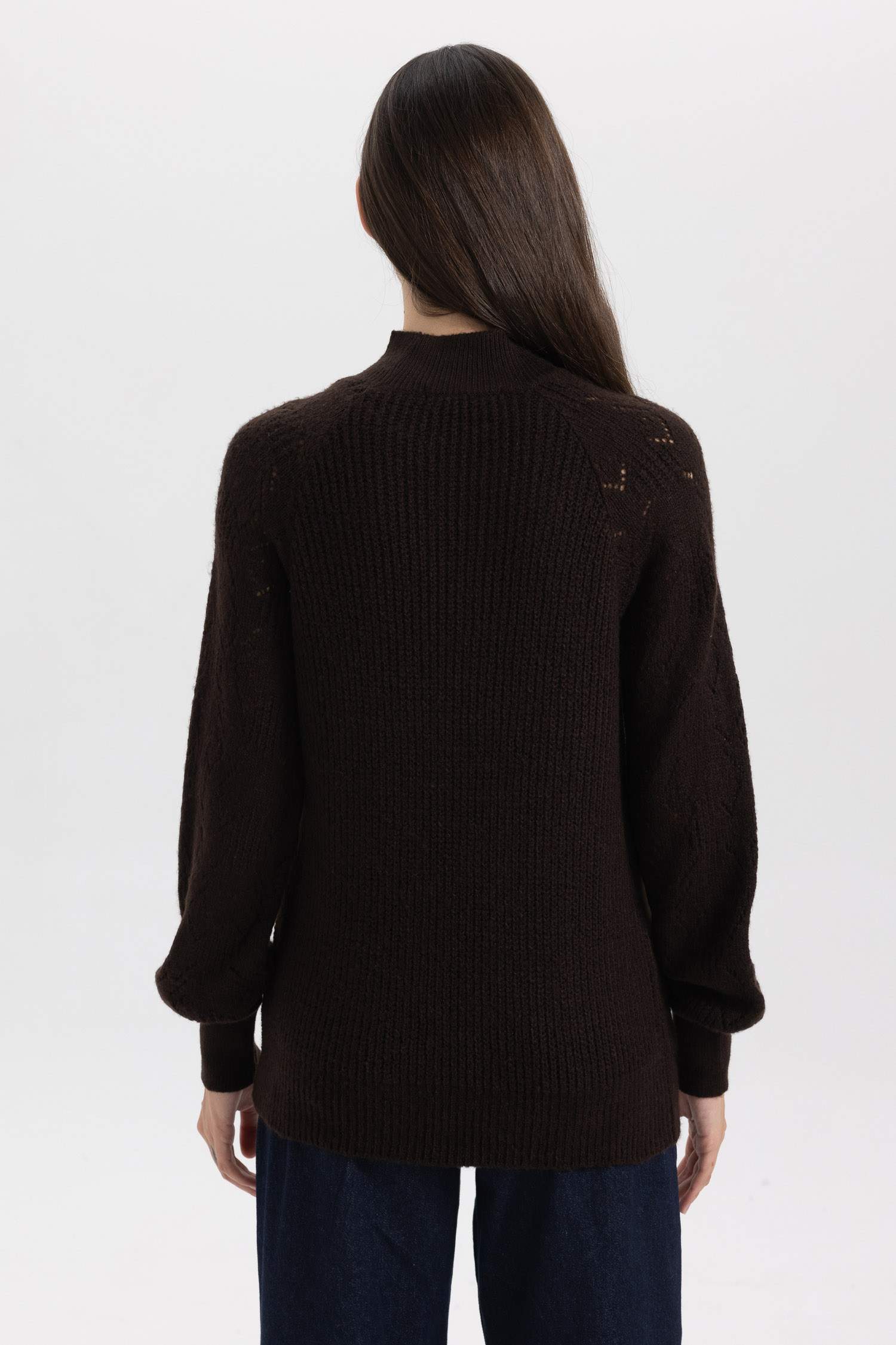 Туника свободного кроя с воротником