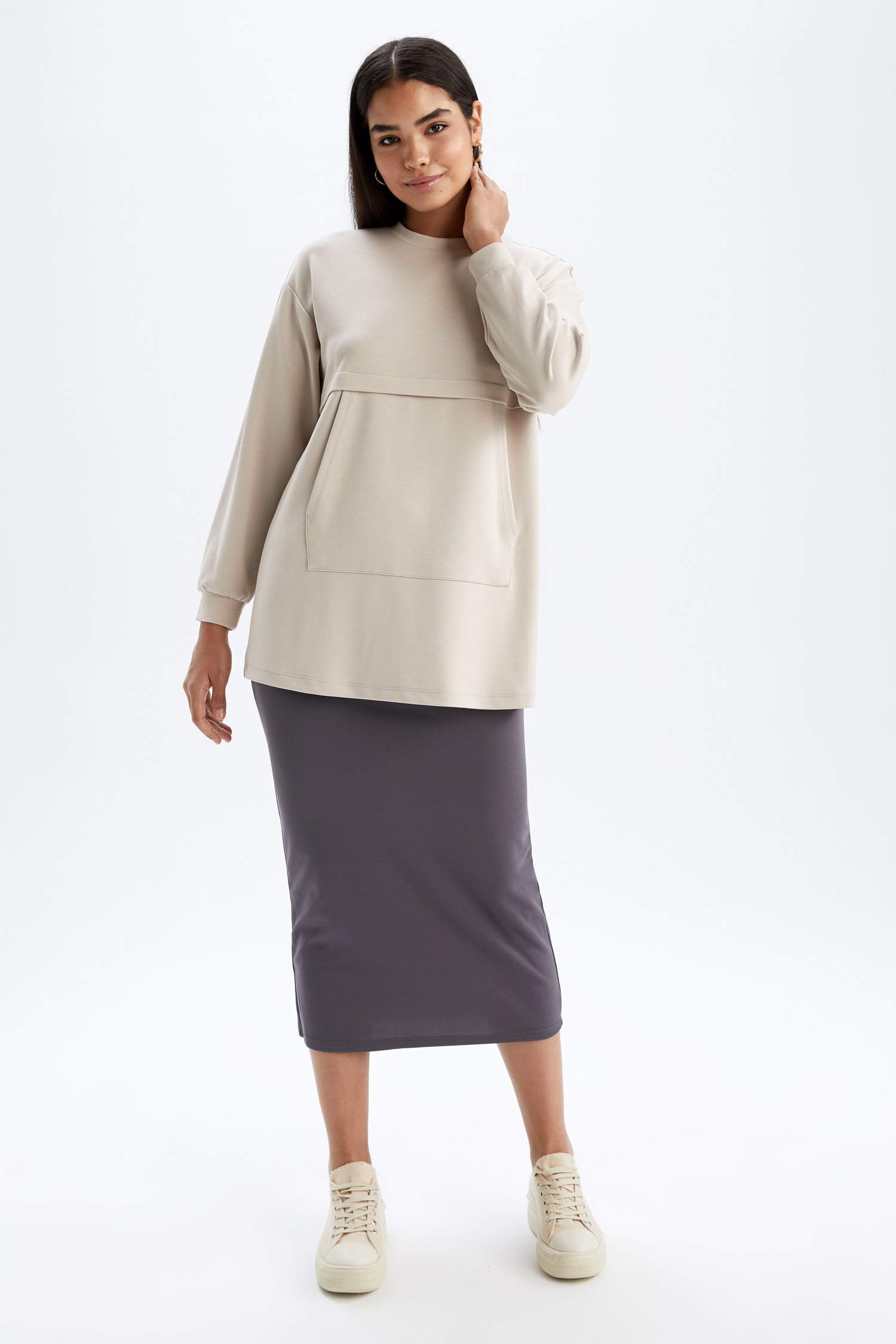 Jupe En Tricot Coton