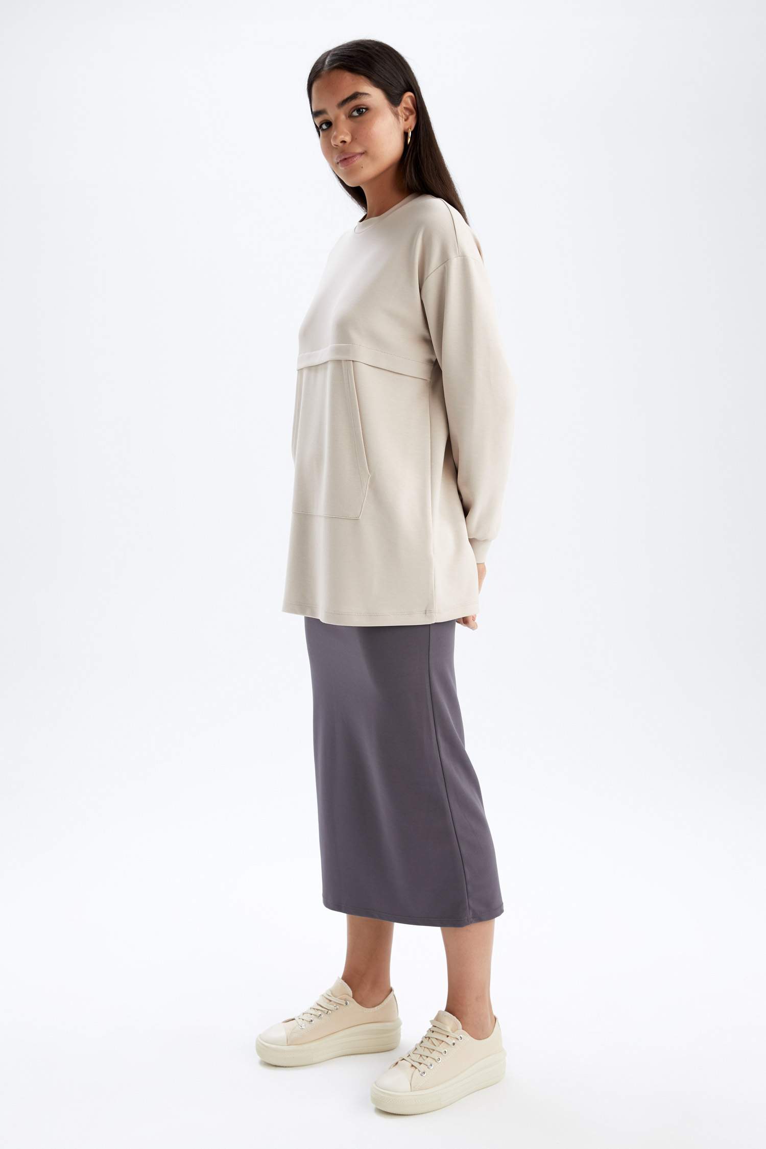 Jupe En Tricot Coton