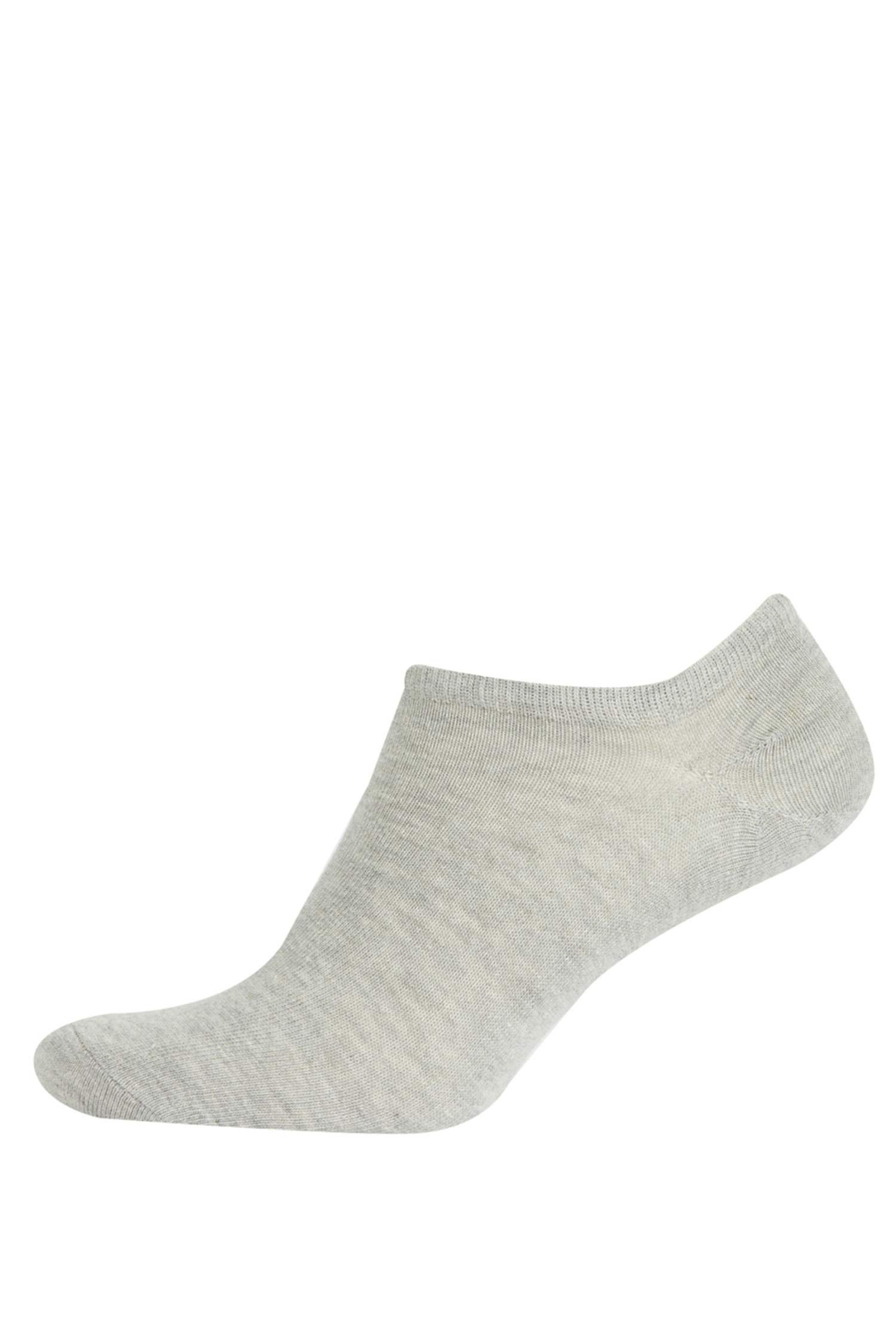 Erkek Görünmez 5'li Pamuklu Sneaker Çorap