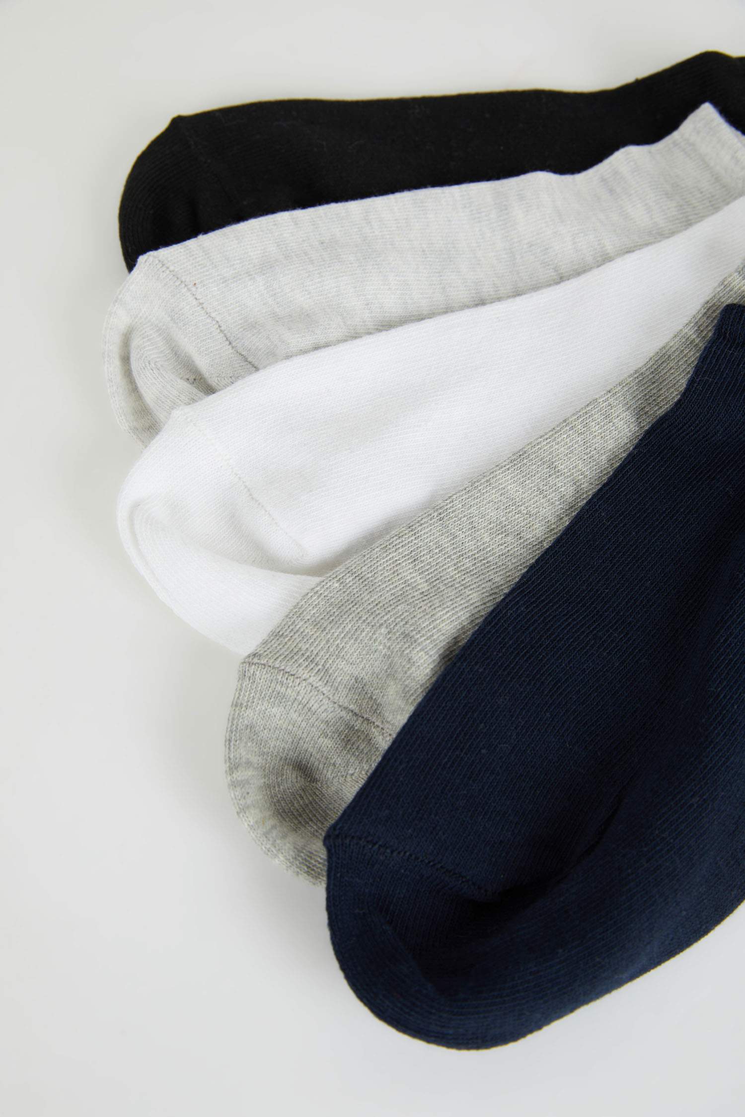 Erkek Görünmez 5'li Pamuklu Sneaker Çorap