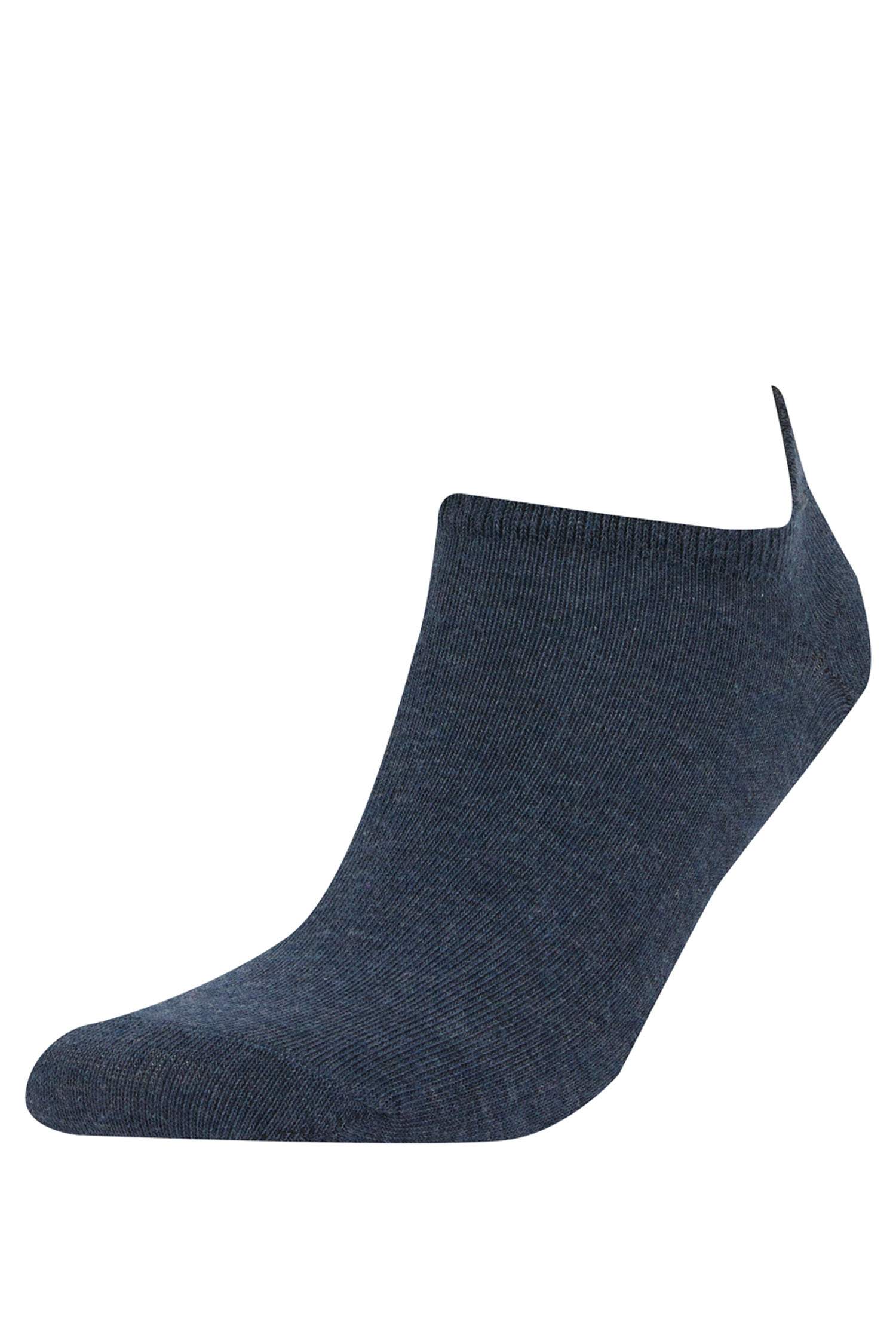 Erkek Görünmez 5'li Pamuklu Sneaker Çorap