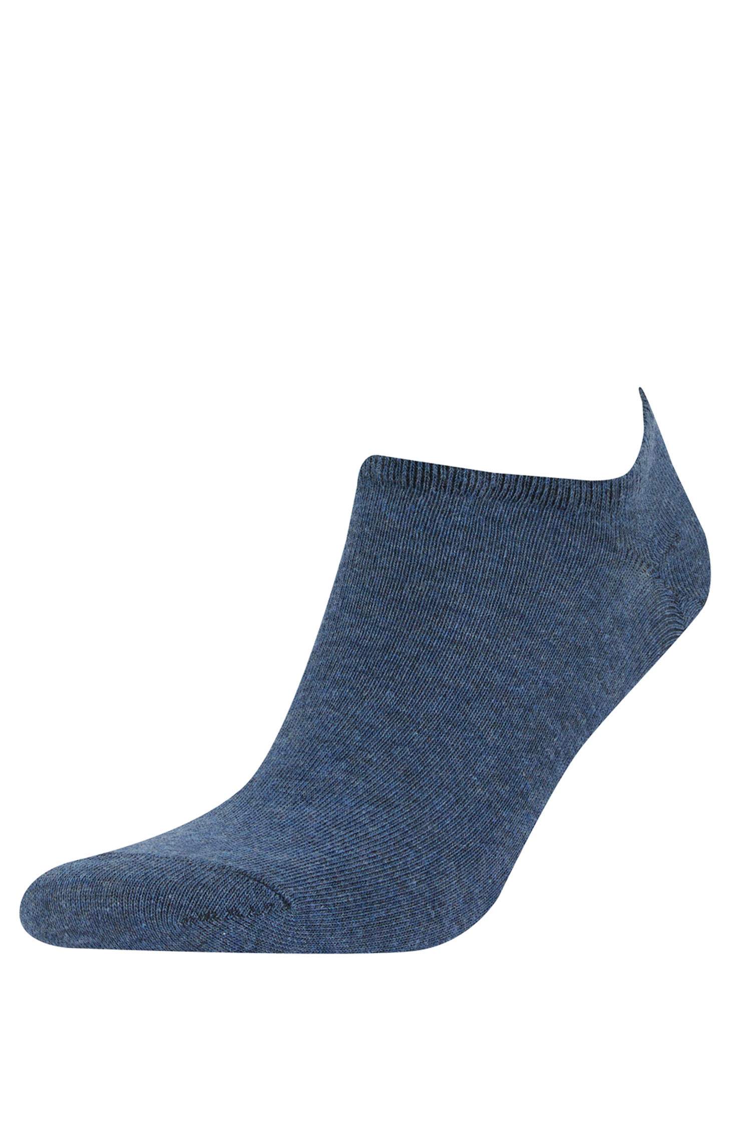 Erkek Görünmez 5'li Pamuklu Sneaker Çorap