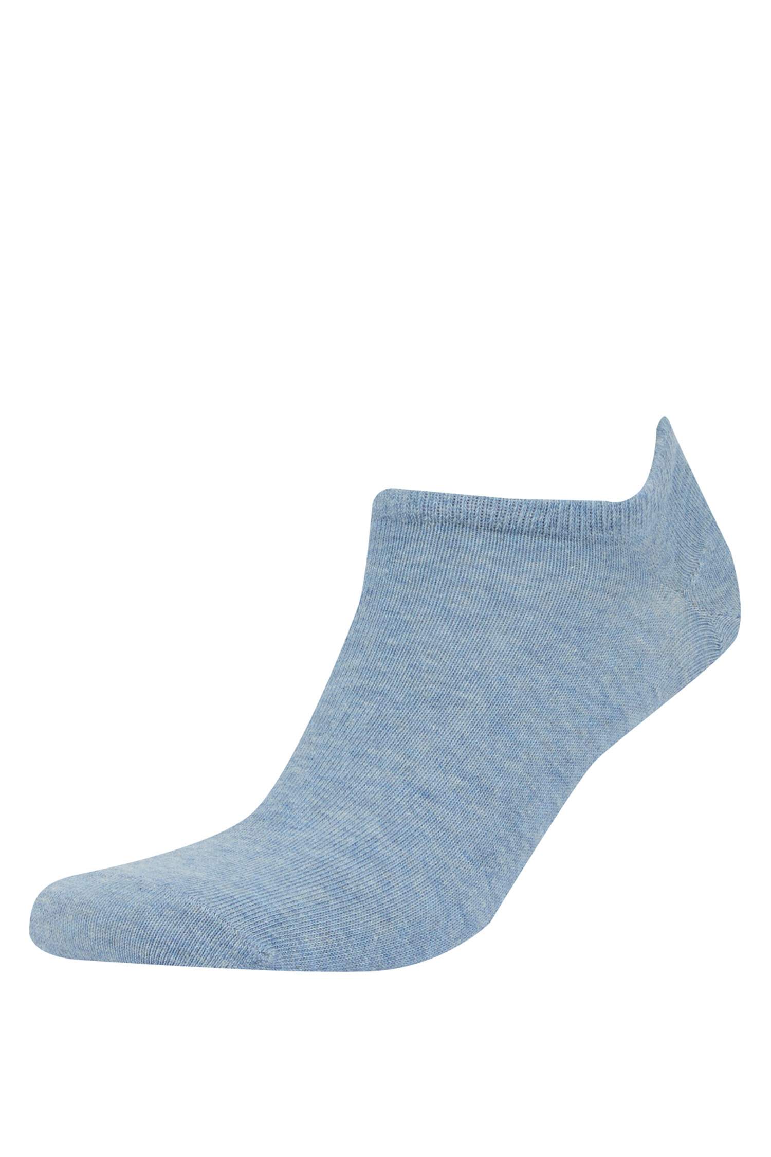 Erkek Görünmez 5'li Pamuklu Sneaker Çorap