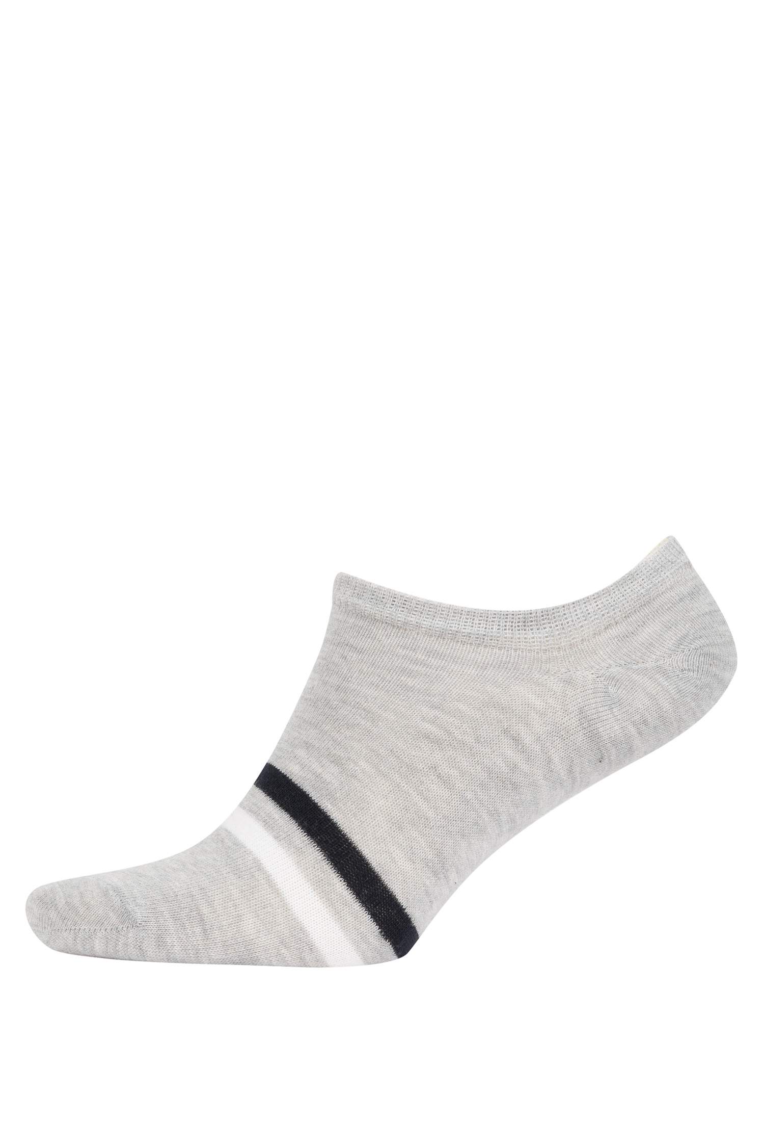 Erkek 5'li Pamuklu Sneaker Çorap