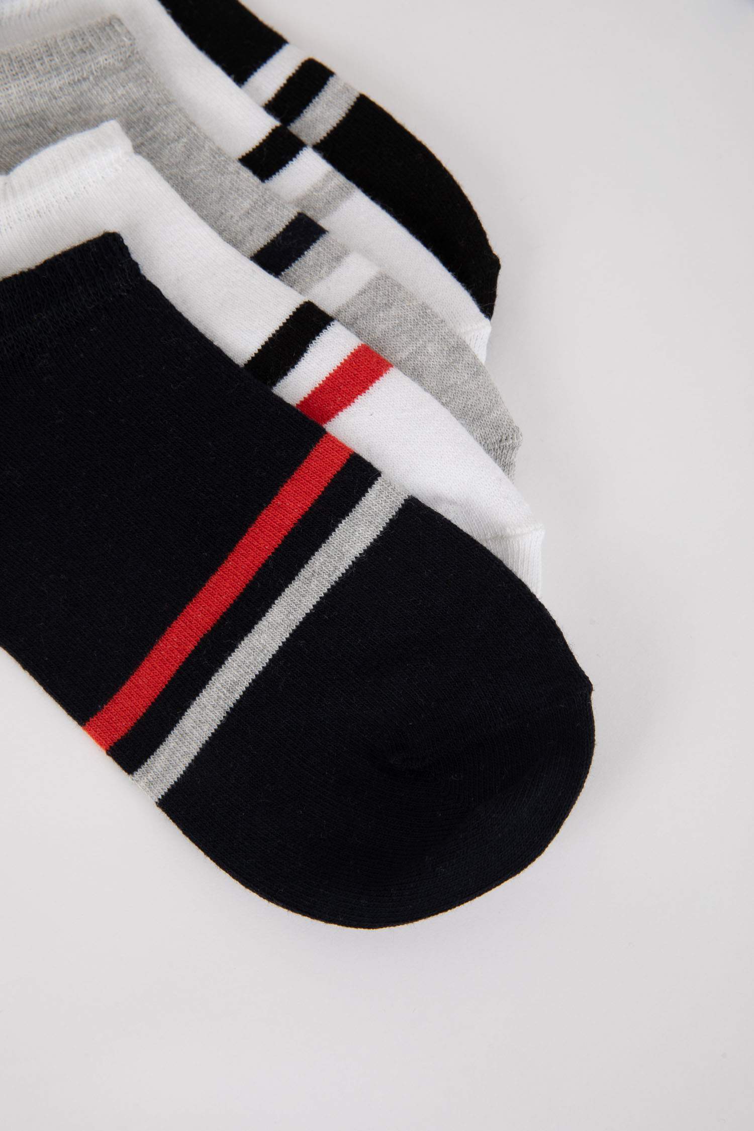 Erkek 5'li Pamuklu Sneaker Çorap