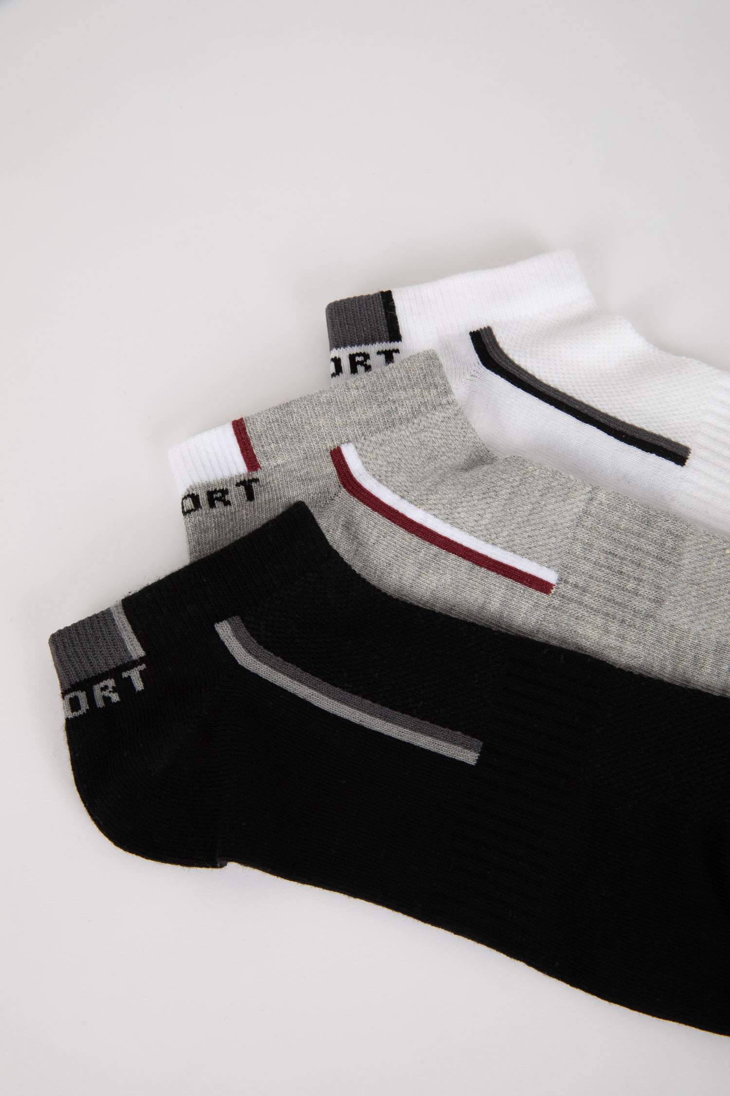 Носки из хлопка для мужчин, 3 пары, DeFactoFit