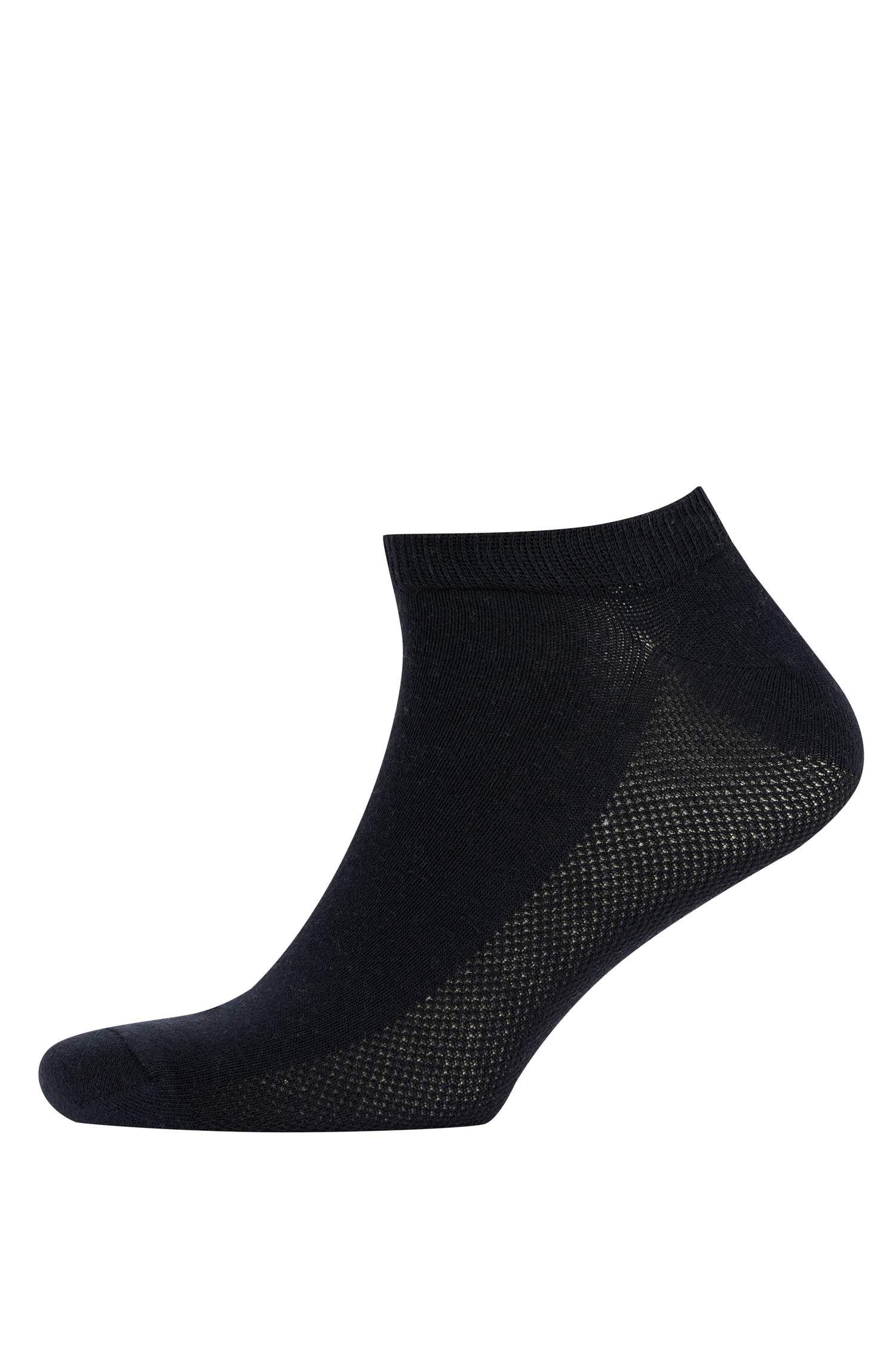 Erkek 3'lü Pamuklu Patik Çorap