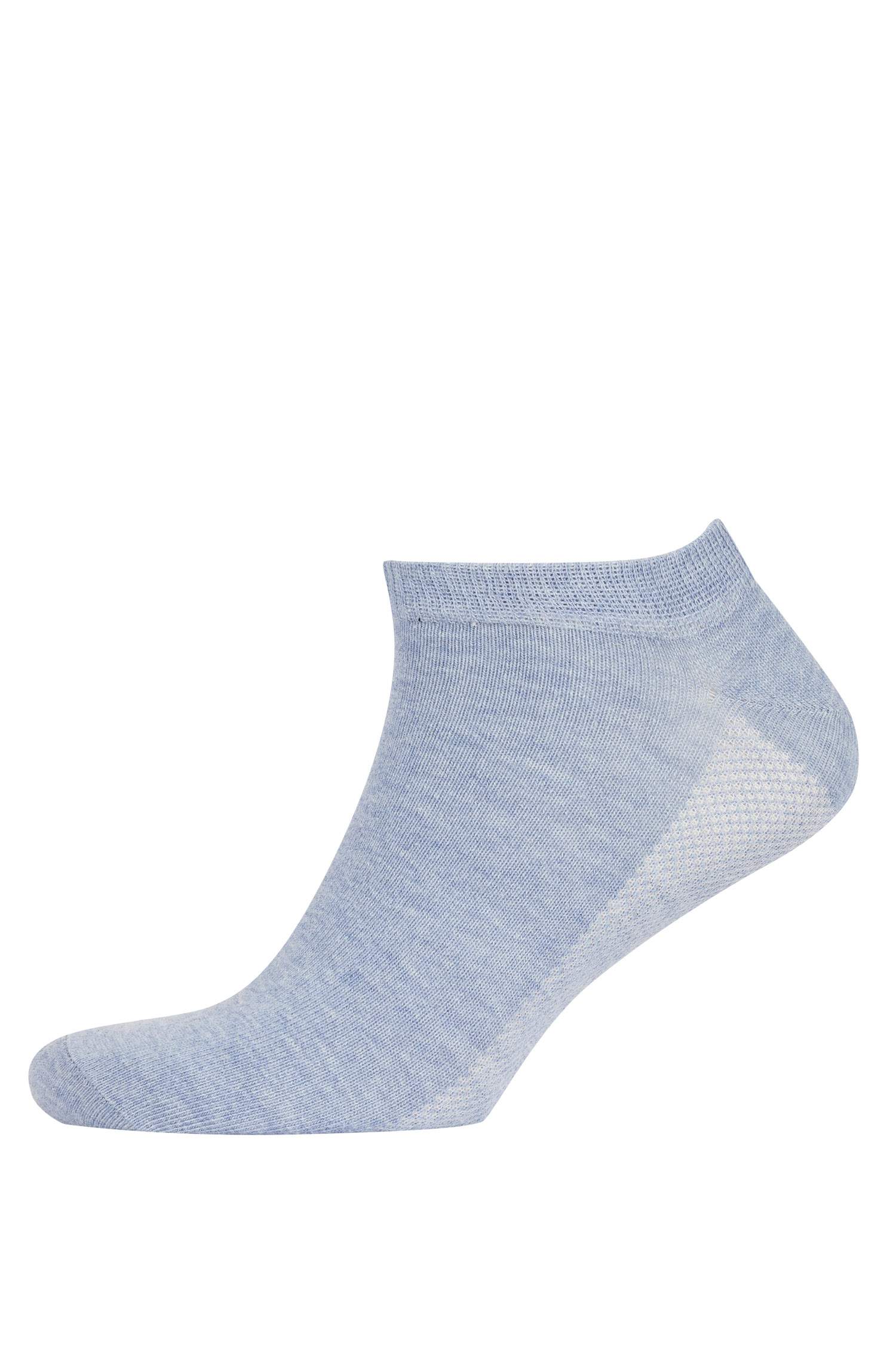 Erkek 3'lü Pamuklu Patik Çorap