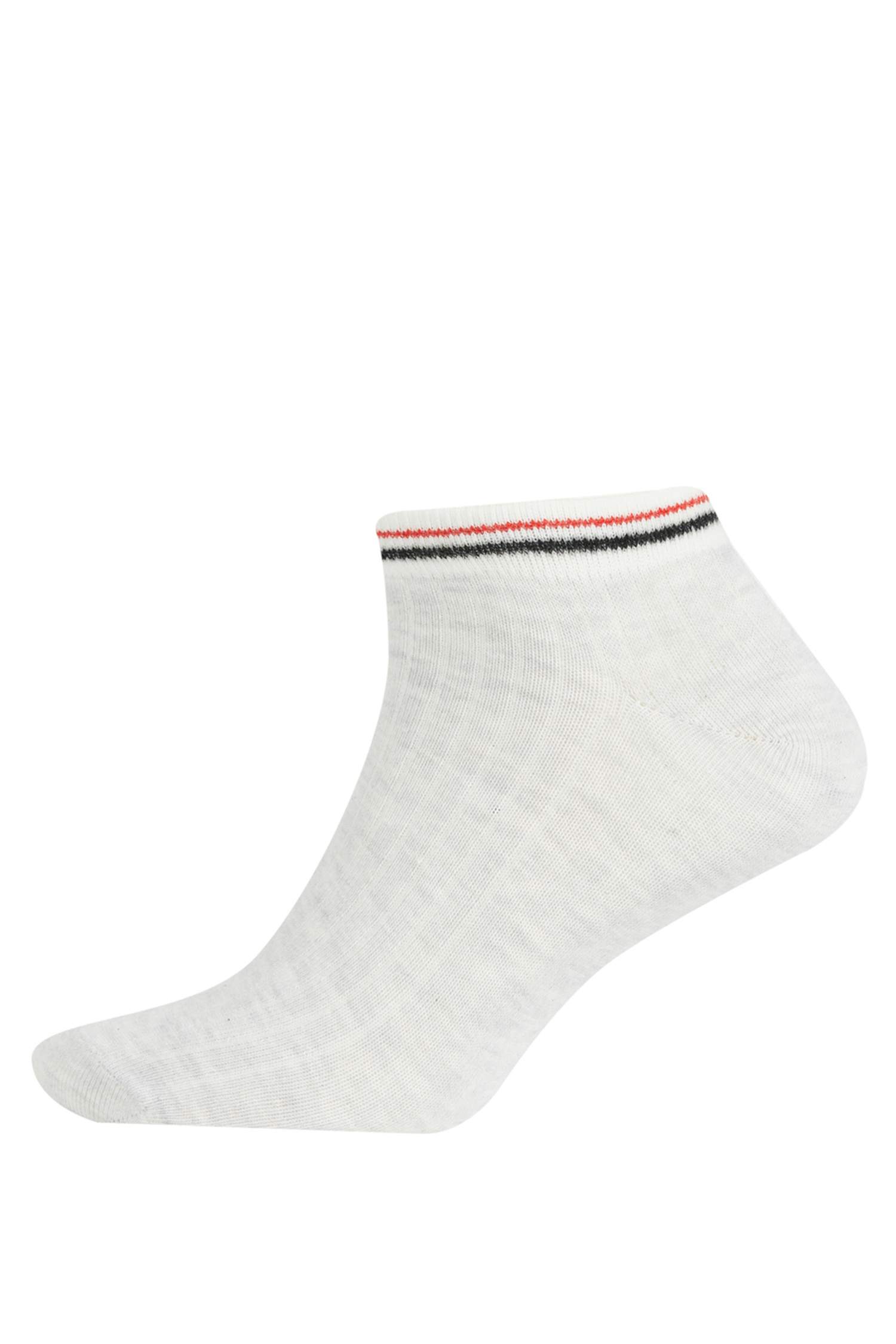 Erkek 5'li Pamuklu Patik Çorap