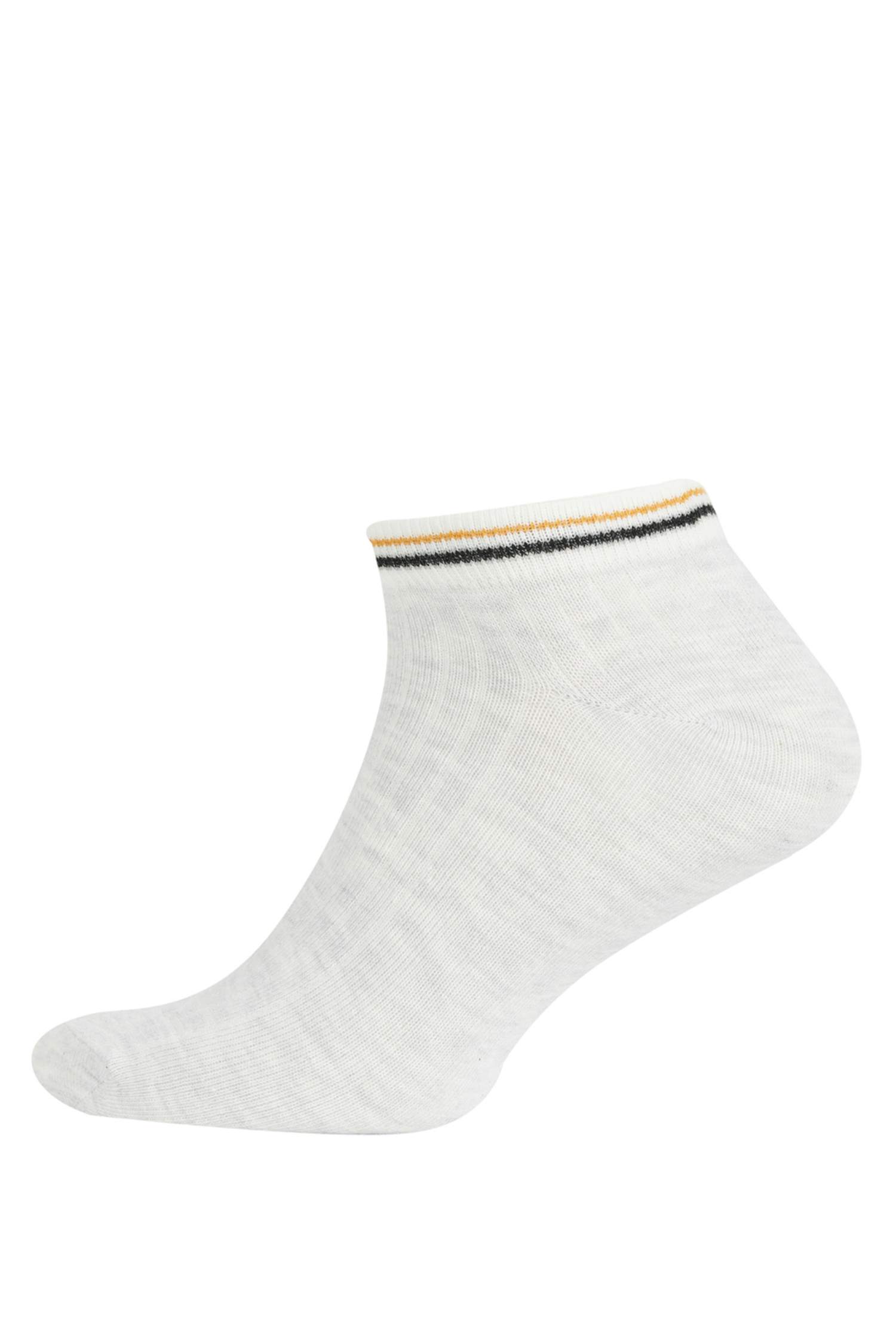 Erkek 5'li Pamuklu Patik Çorap