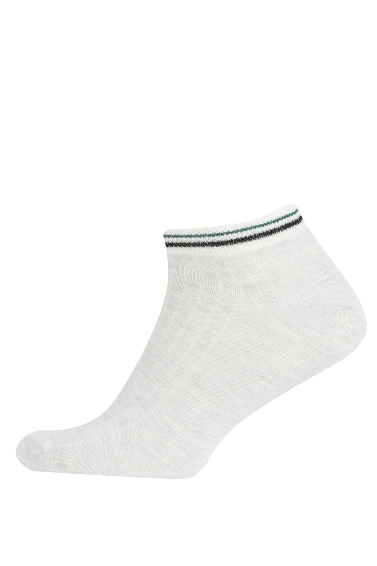 Erkek 5'li Pamuklu Patik Çorap