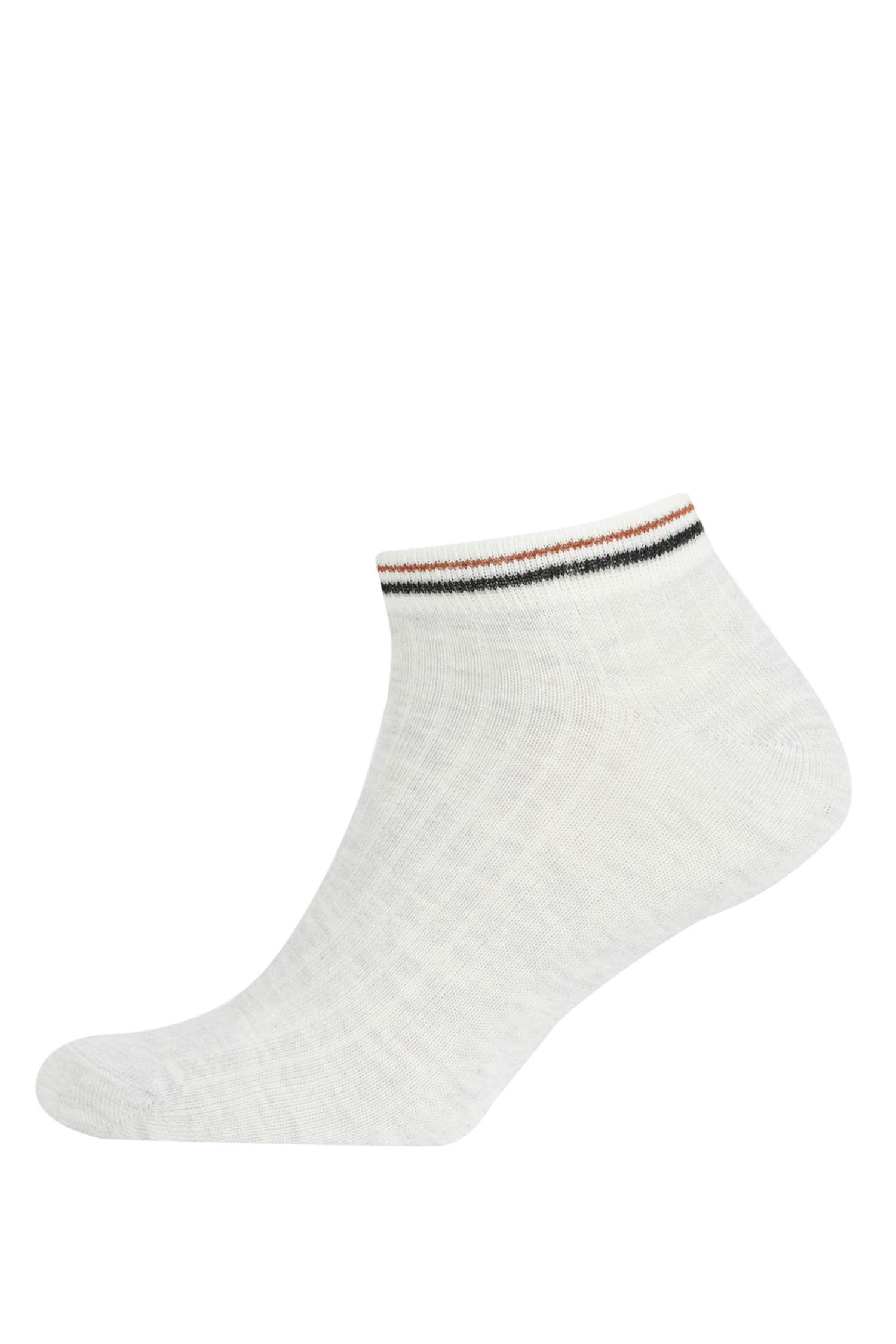 Erkek 5'li Pamuklu Patik Çorap