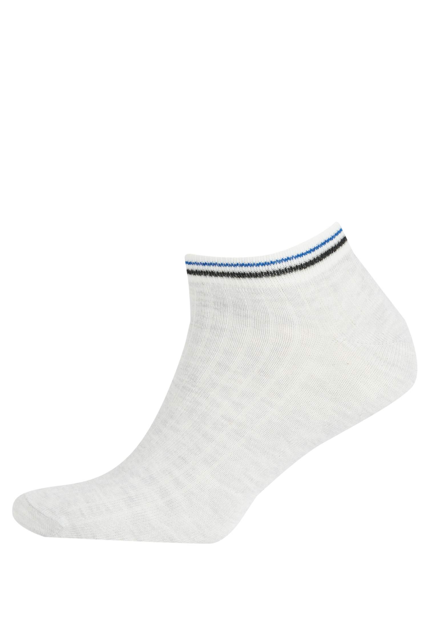 Erkek 5'li Pamuklu Patik Çorap