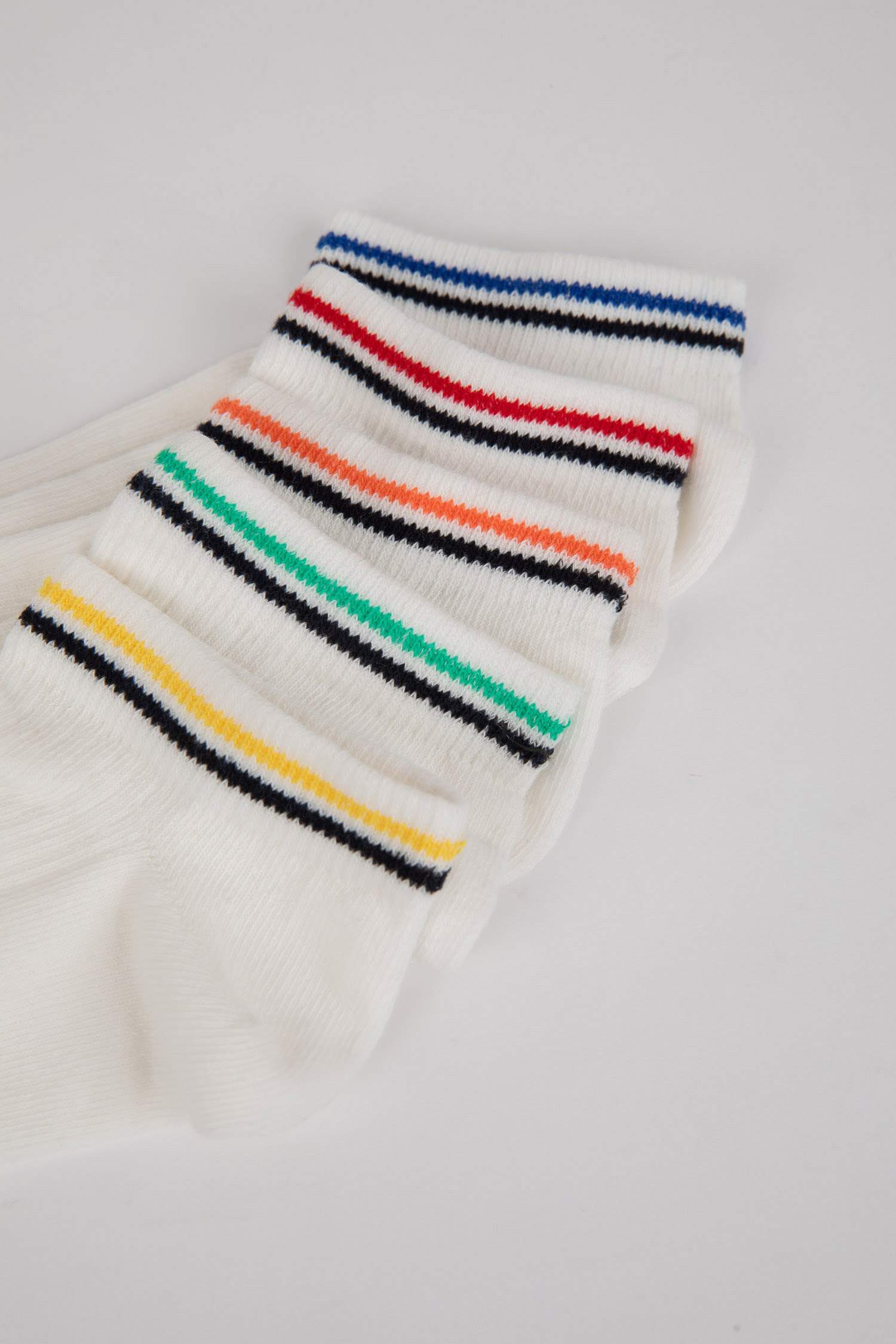 Erkek 5'li Pamuklu Patik Çorap