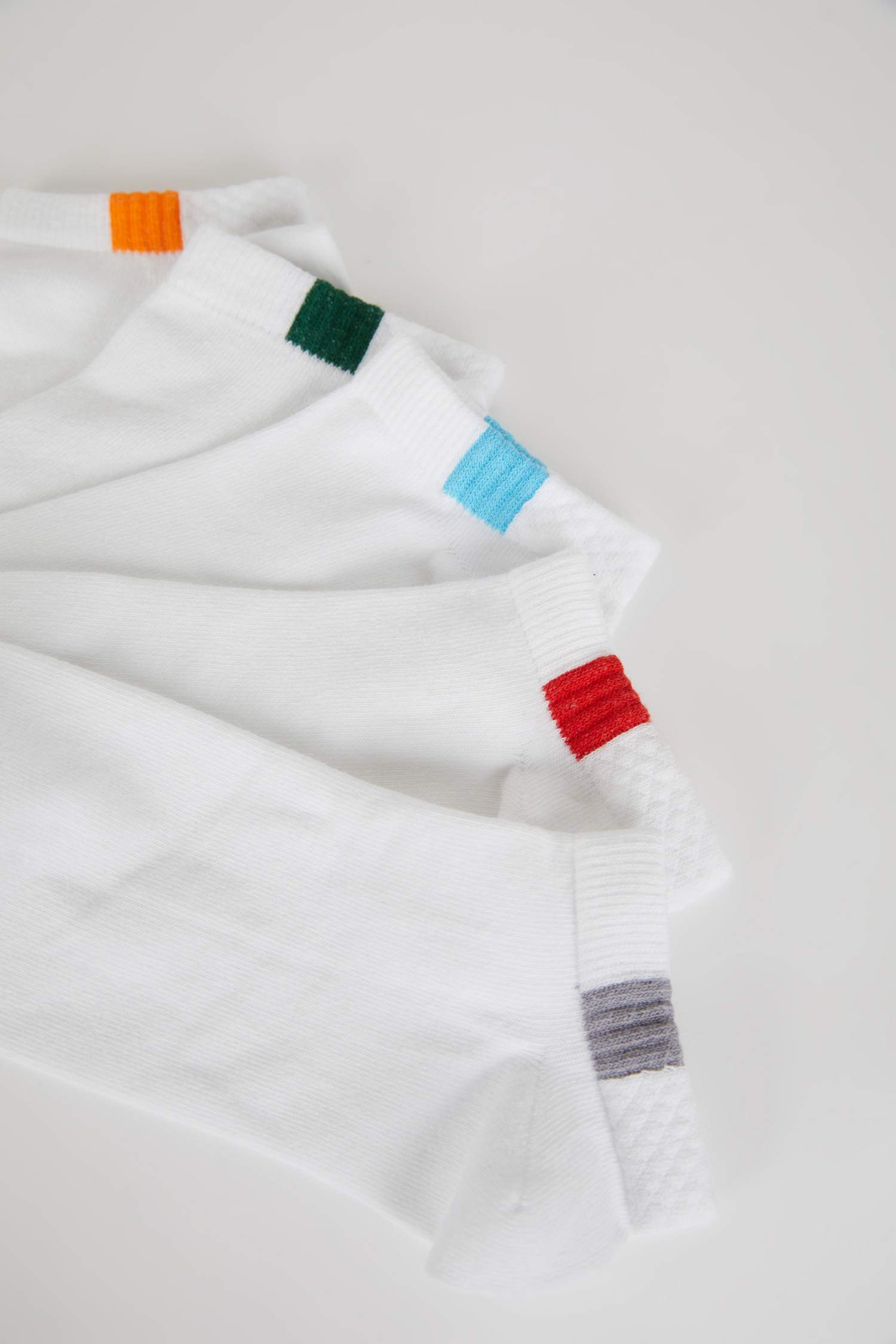 جوارب قصيرة رجالي قطن - 5 قطع