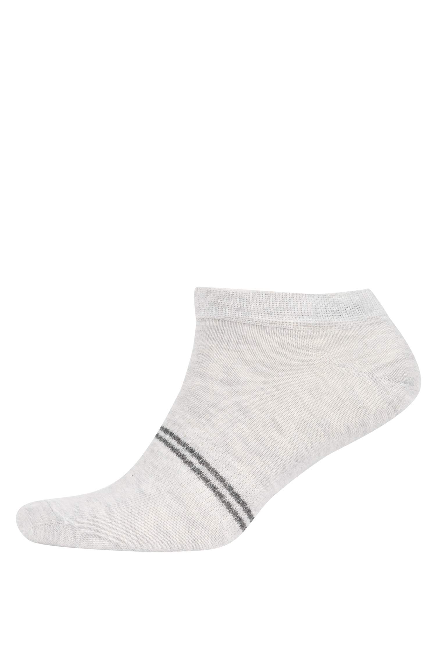 Erkek 5'li Pamuklu Patik Çorap