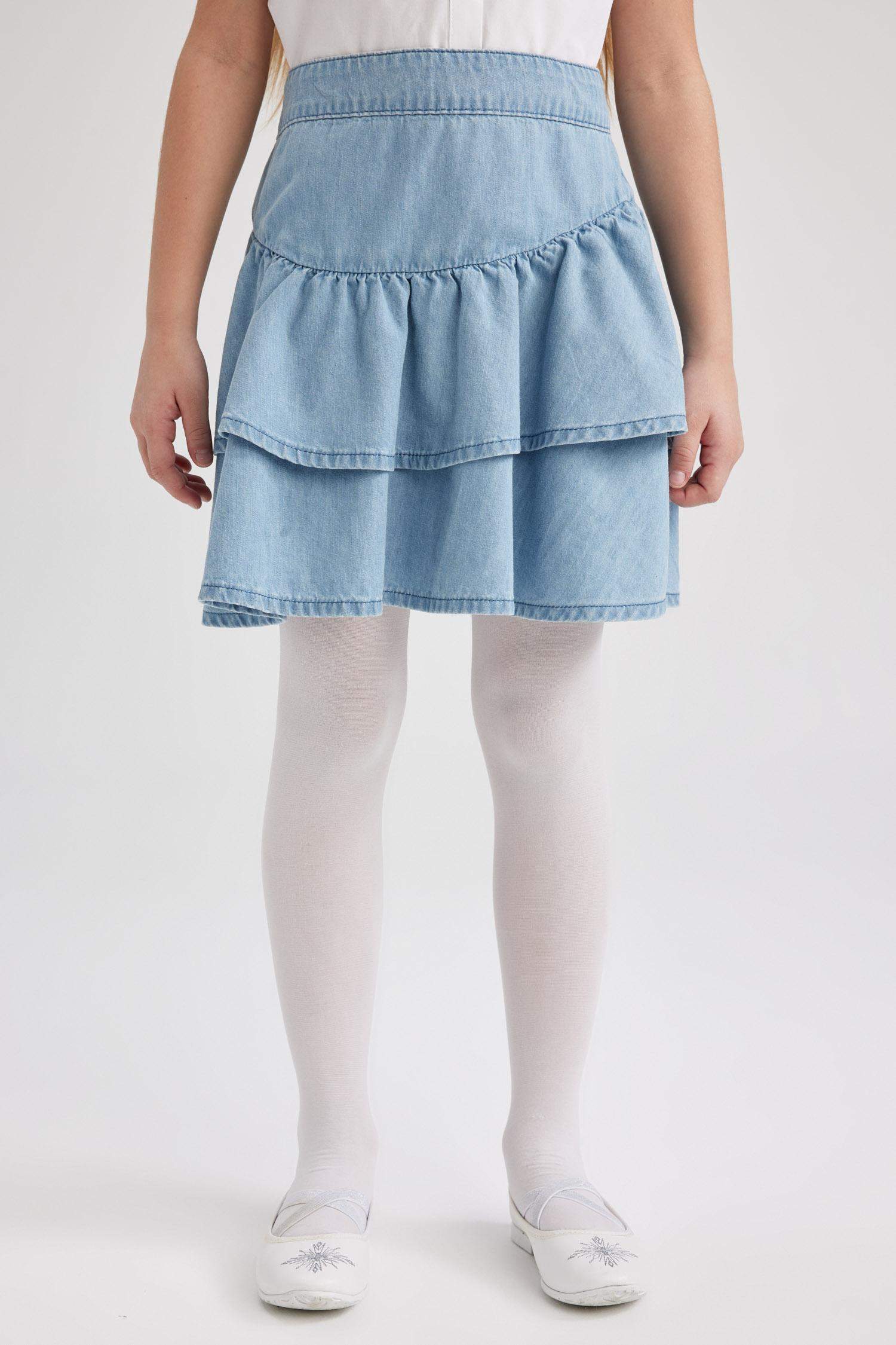 Girl Child Jean Skirt