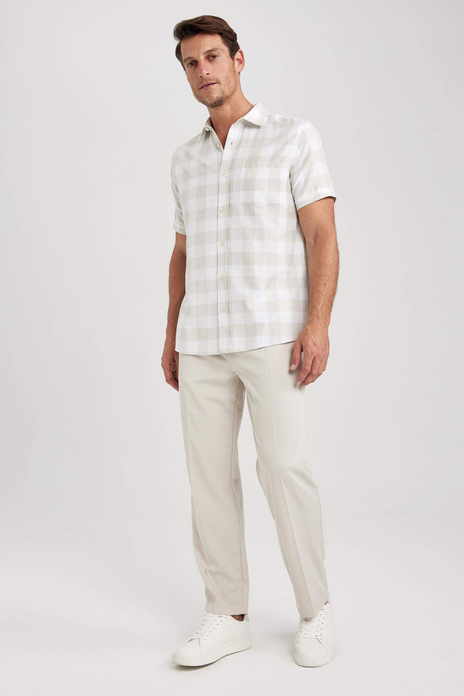 қалыпты пішім чек Қысқа жеңді жейде