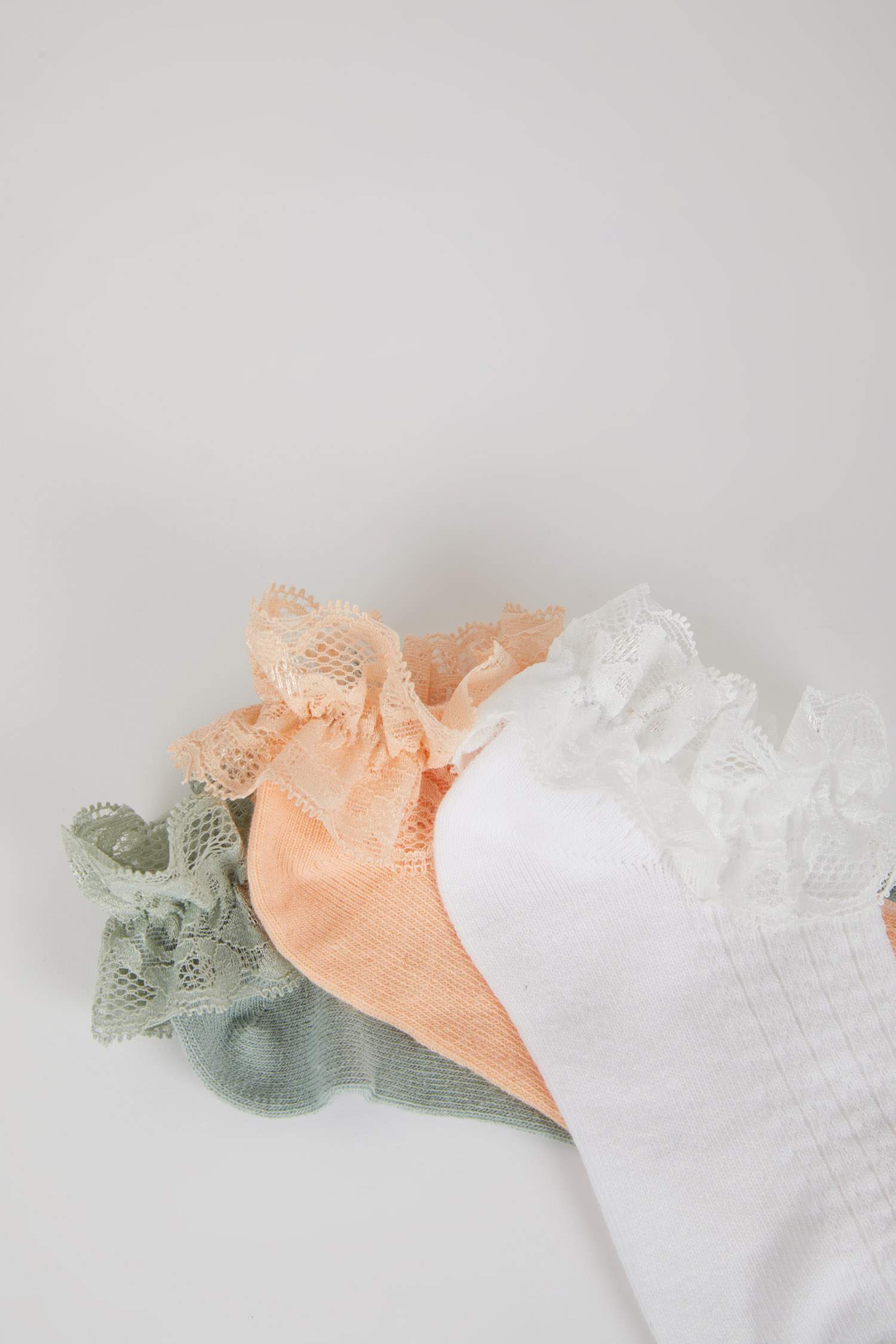 Girl 3-pack Cotton Booties Socks