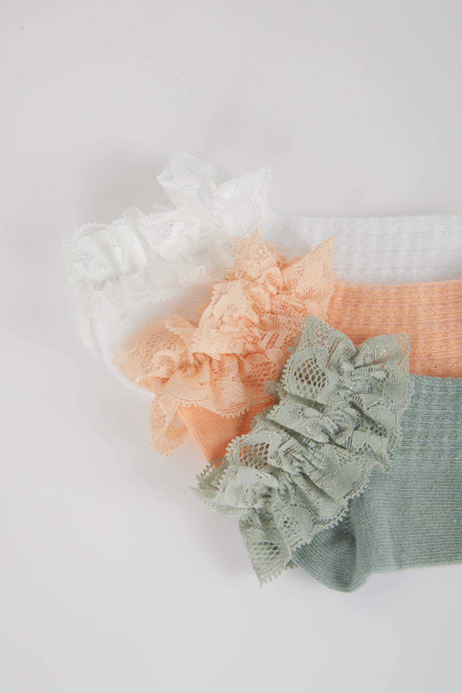 Girl 3-pack Cotton Booties Socks