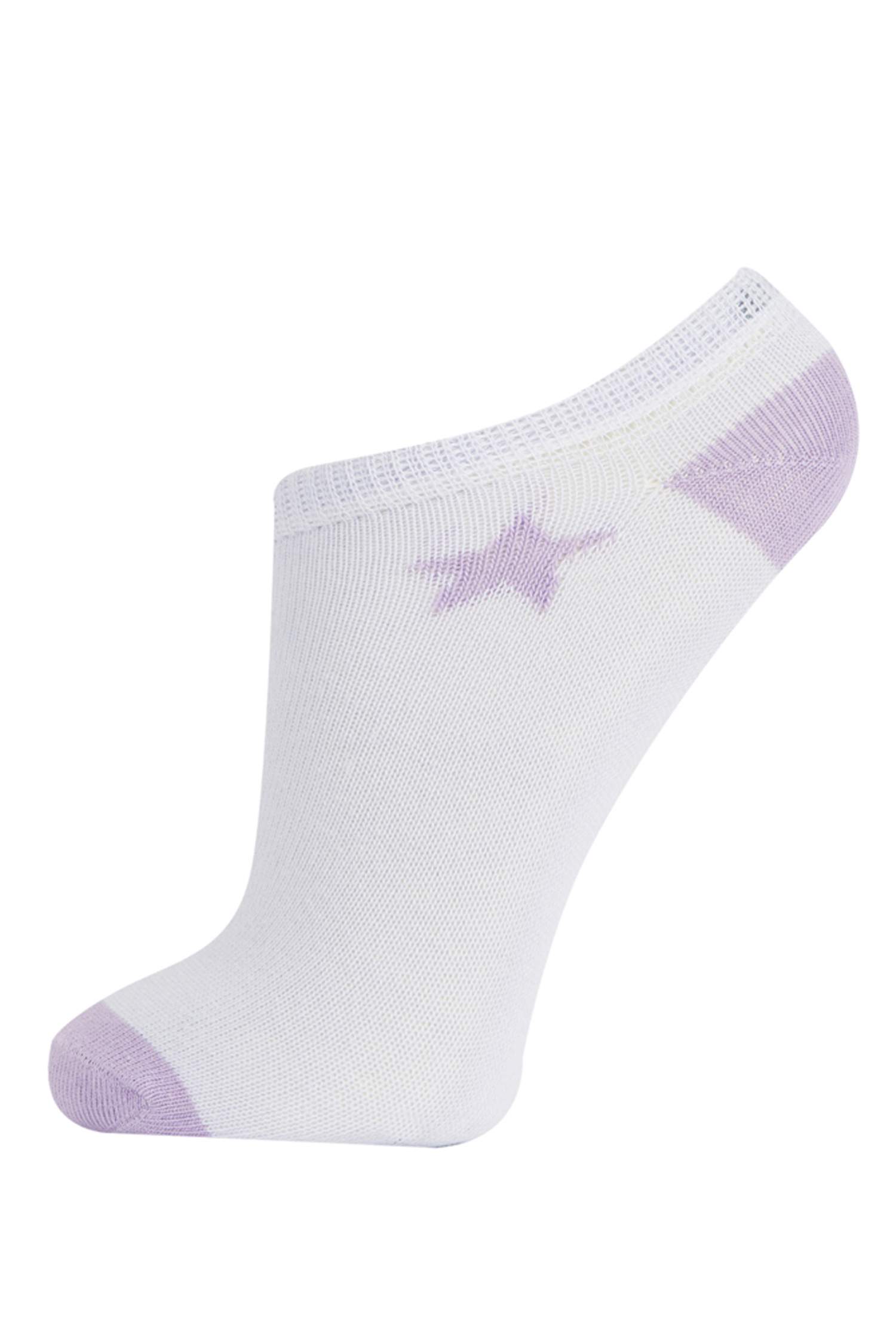 Kız Çocuk 3'lü Pamuklu Patik Çorap