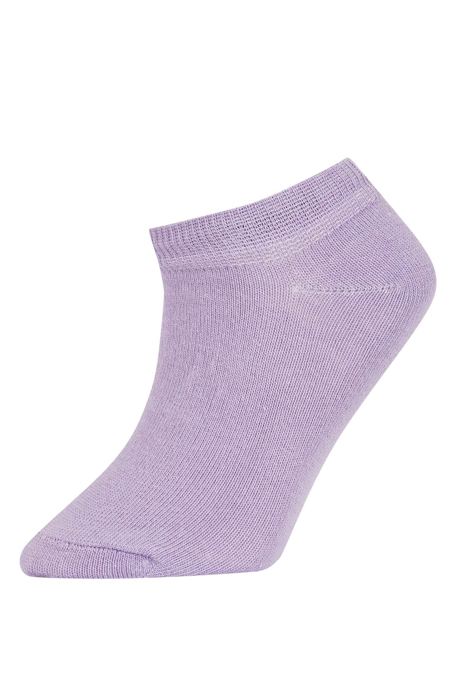 Girls 5 Pack Cotton Booties Socks