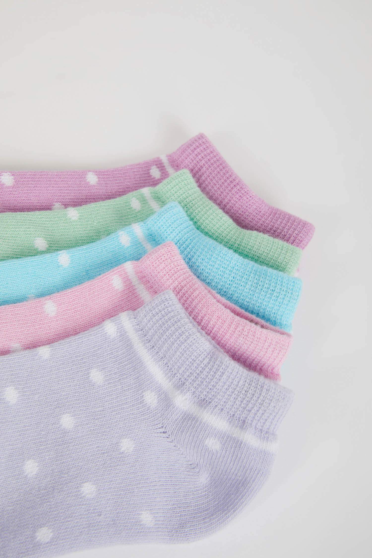 Chaussettes Courtes Coton pour Fille - 5 Paires