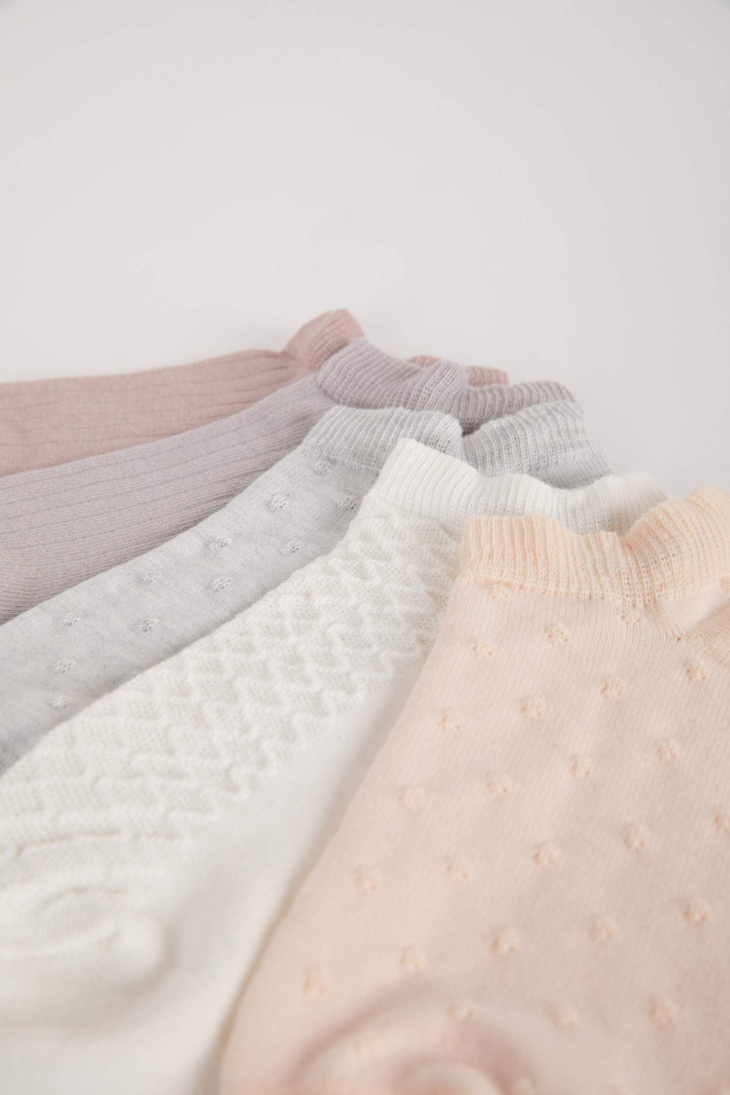 جوارب نسائي قطن - 5 أزواج