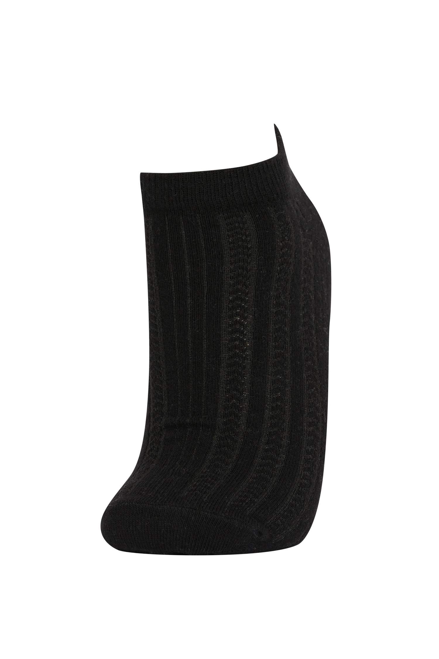 Kadın 5'li Pamuklu Patik Çorap