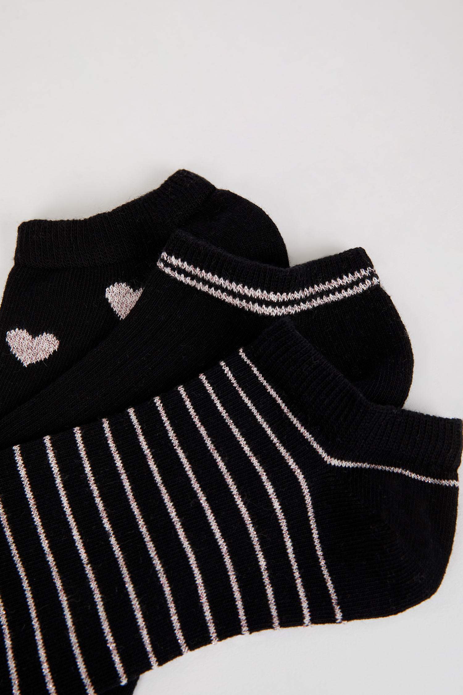 Lot de 3 paires de chaussettes en coton pour femmes Fall In Love