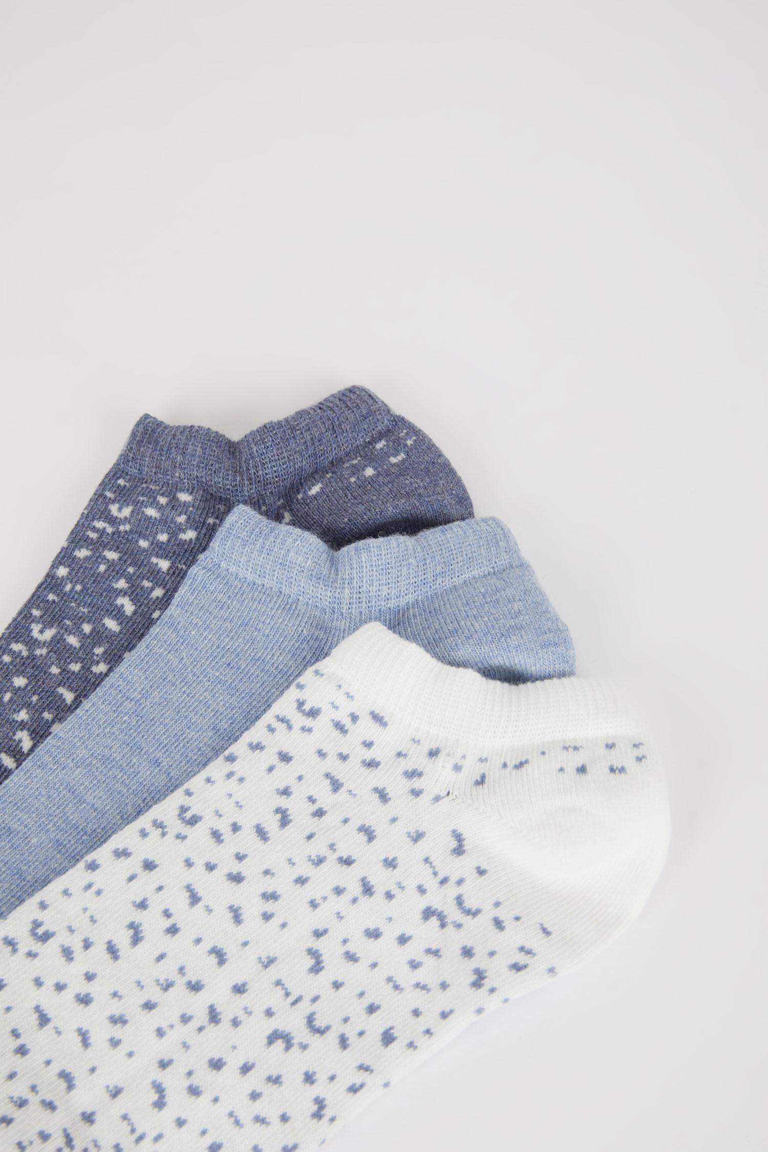 Women 3 Pack Cotton Booties Socks