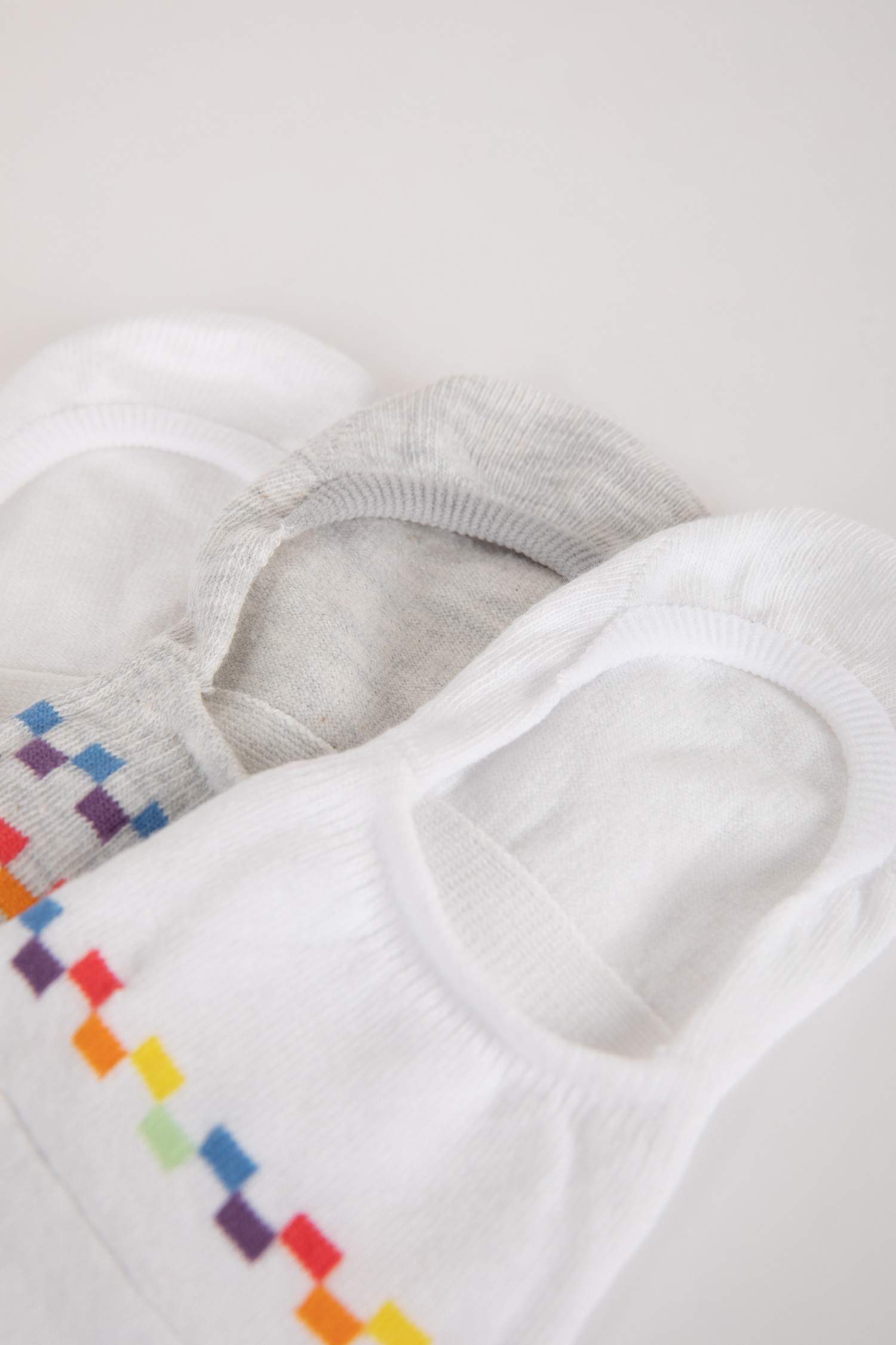 Kadın 3'lü Pamuklu Babet Çorap