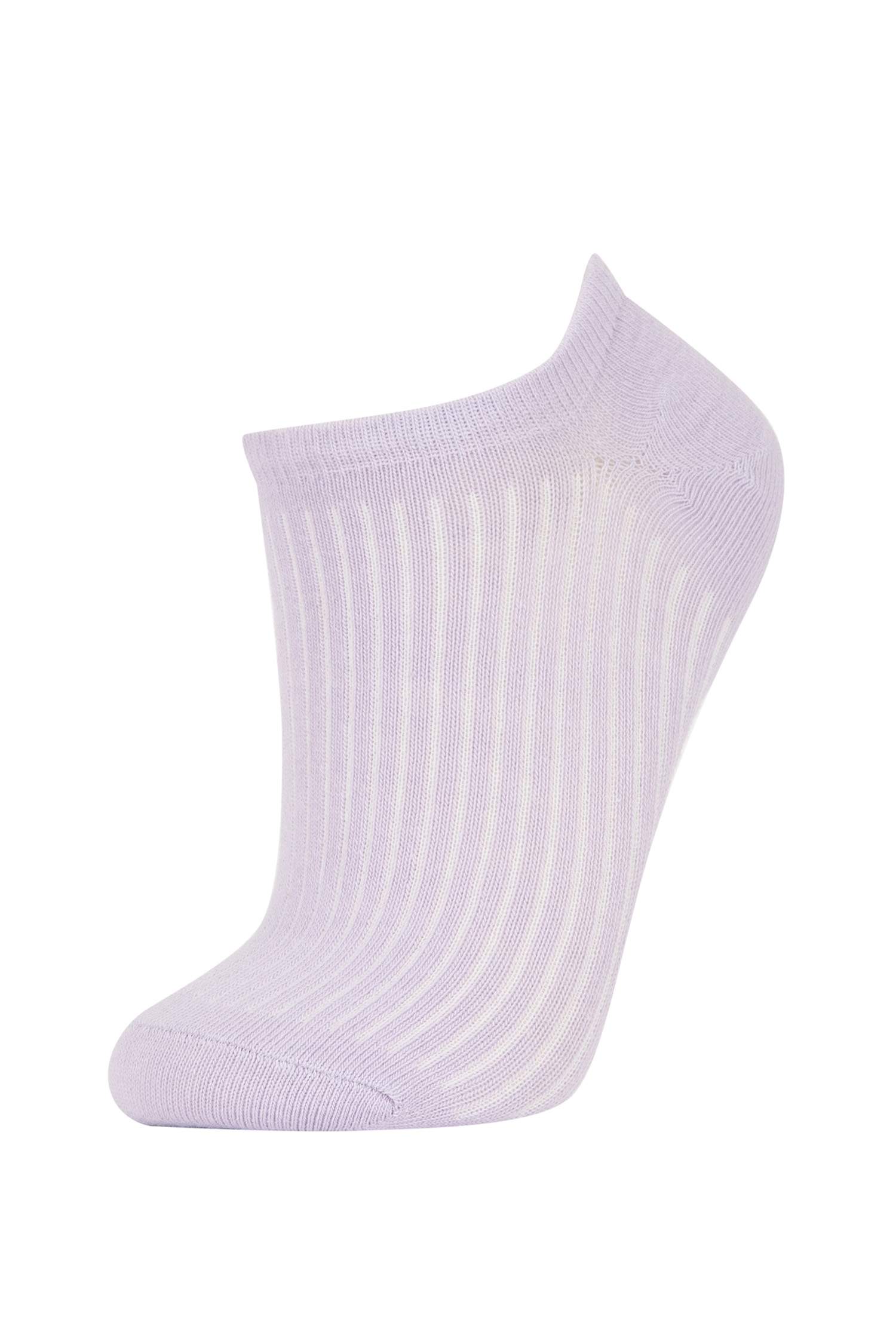 Kadın 3'lü Pamuklu Sneaker Çorap