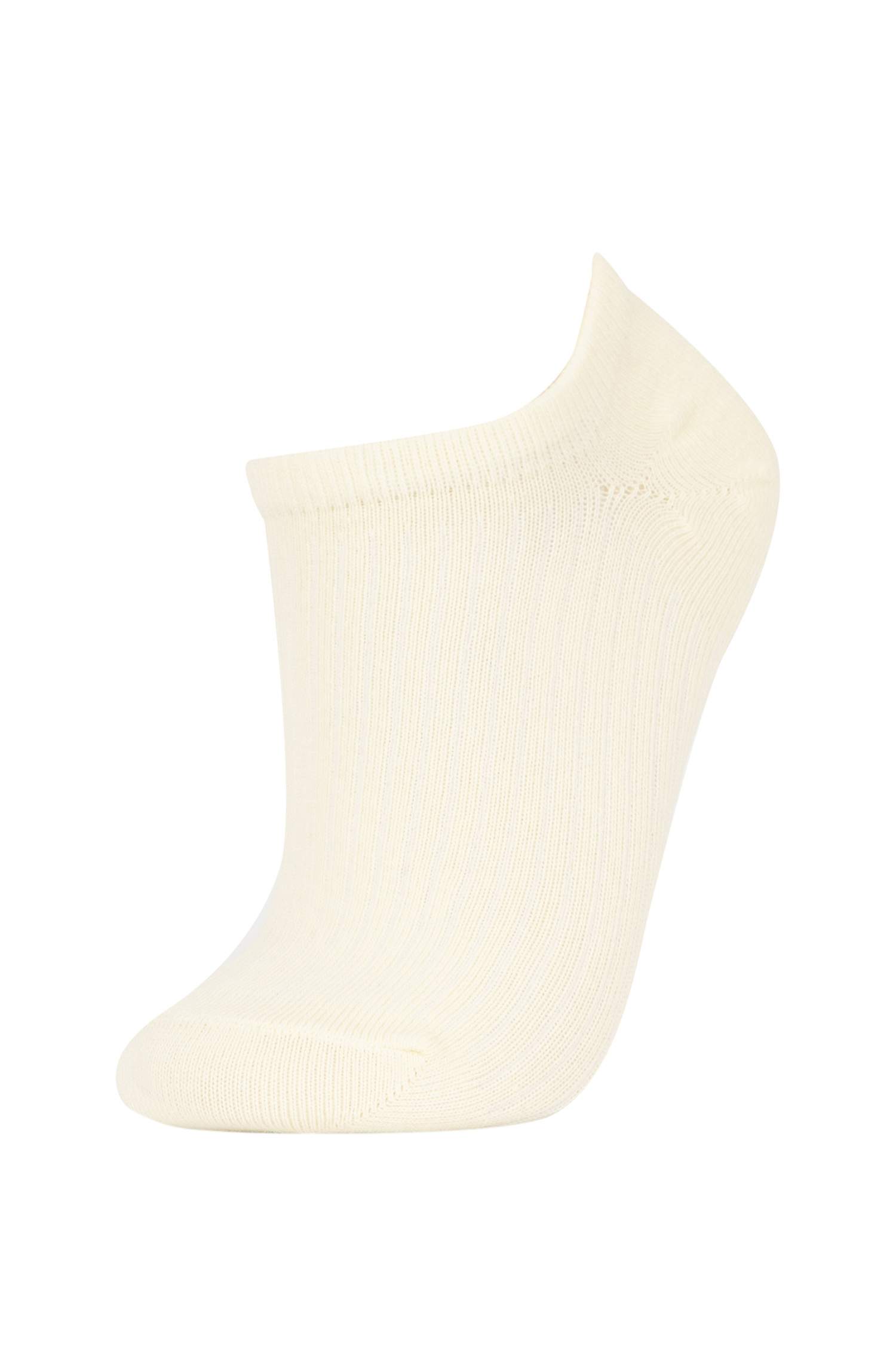 Kadın 3'lü Pamuklu Sneaker Çorap