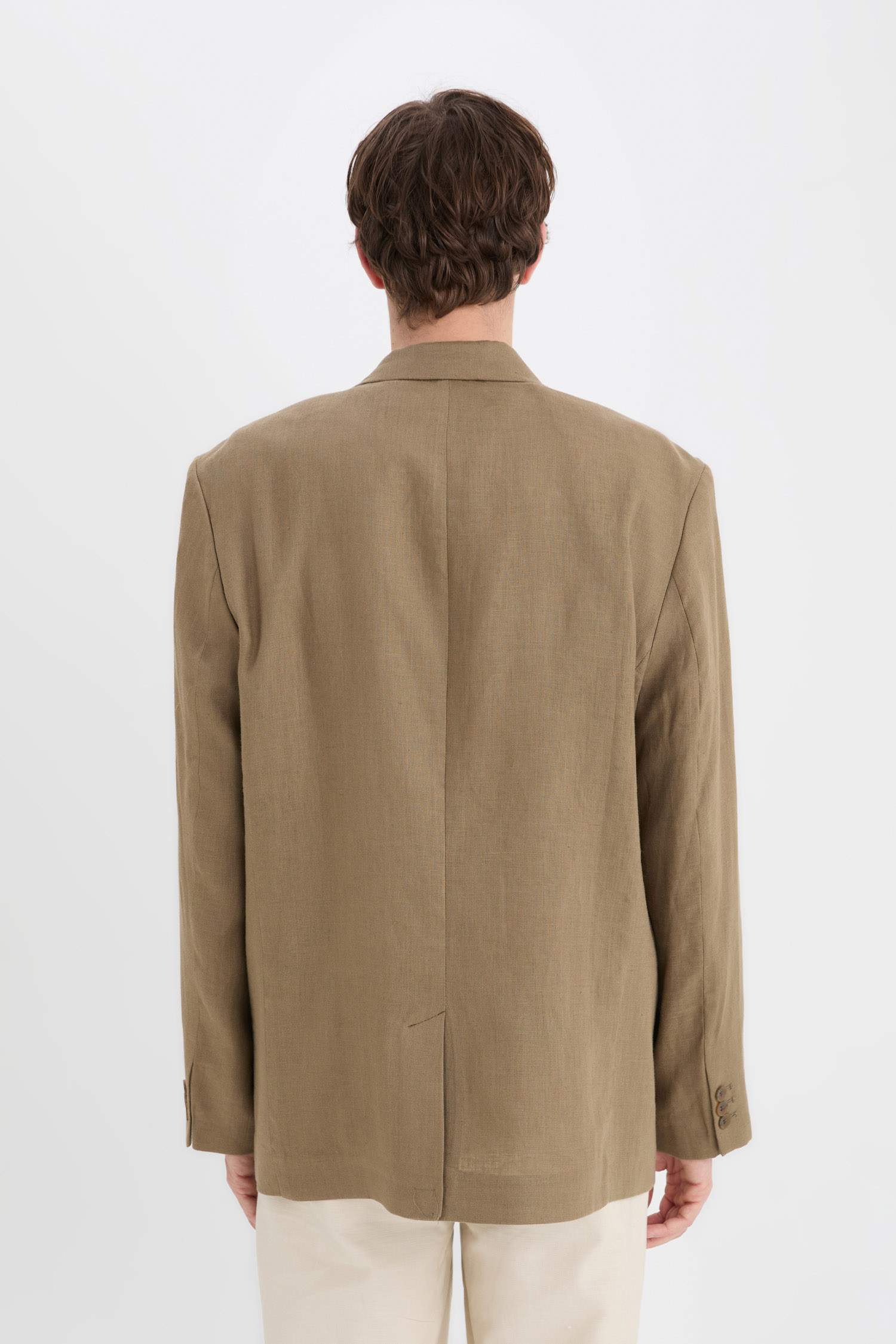 Regular Fit Linen Blazer